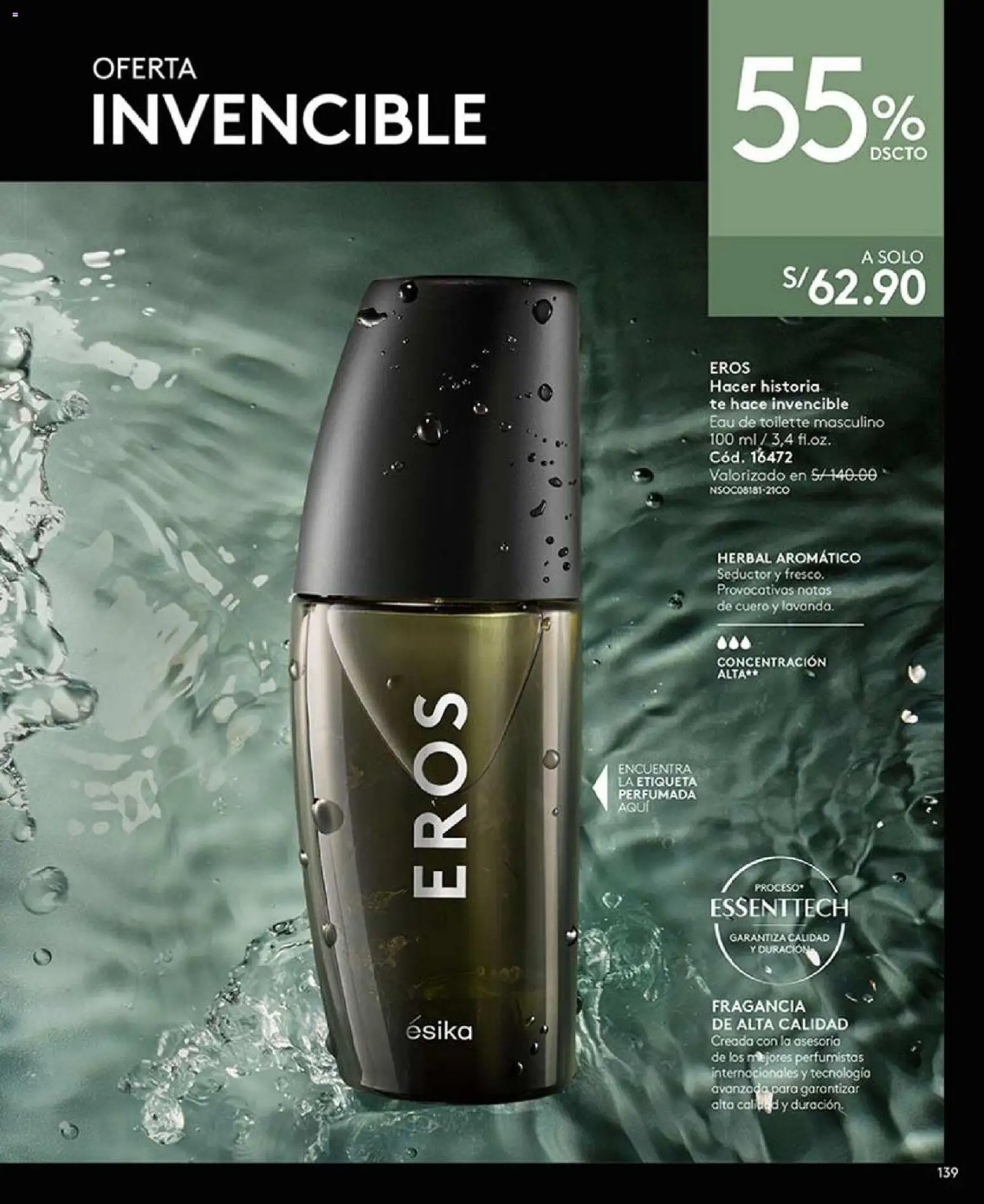 Catálogo Ésika válido desde 27.12.2025 | Página: 143 | Productos: Té, Fragancia, EAU de Toilette