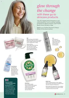 Preview of Priceline Pharmacy Anything Menopause Magazine - valid from 02.10.2025 | Page: 19 | Products: Dryness, Dullness, Sensitive skin, Vitamin
