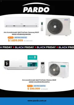 Vista previa Pardo Black Friday válido desde el 24.11.2025 | Página: 2 | Productos: Aire acondicionado