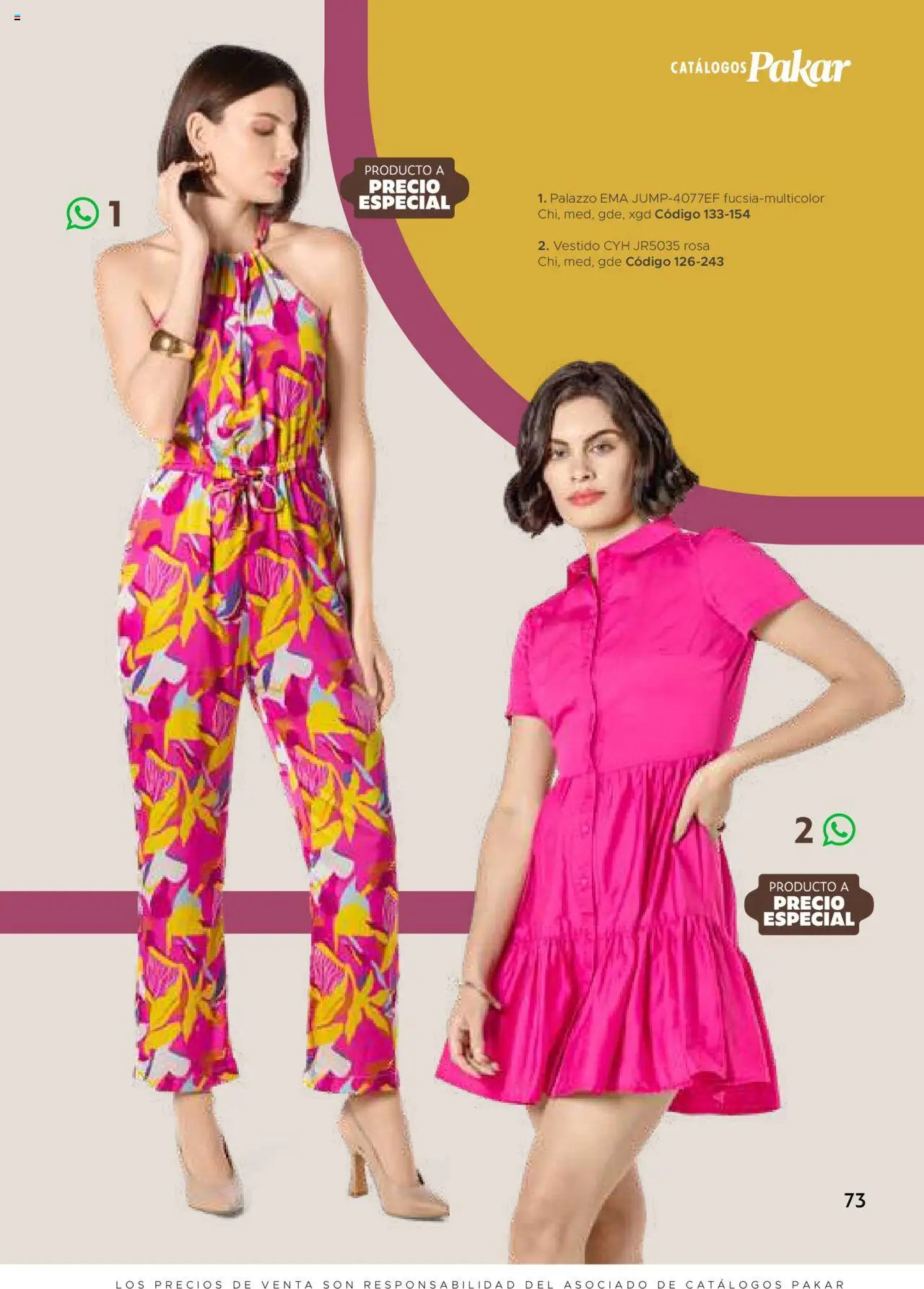 Nuevas ofertas de SC Pakar válidas en toda la República Mexicana desde el 24.07.2025. ¡Encuentra las mejores ofertas en SC Pakar Catálogo Ropa y Accesorios! | Página: 73 | Productos: Vestido, Palazzo