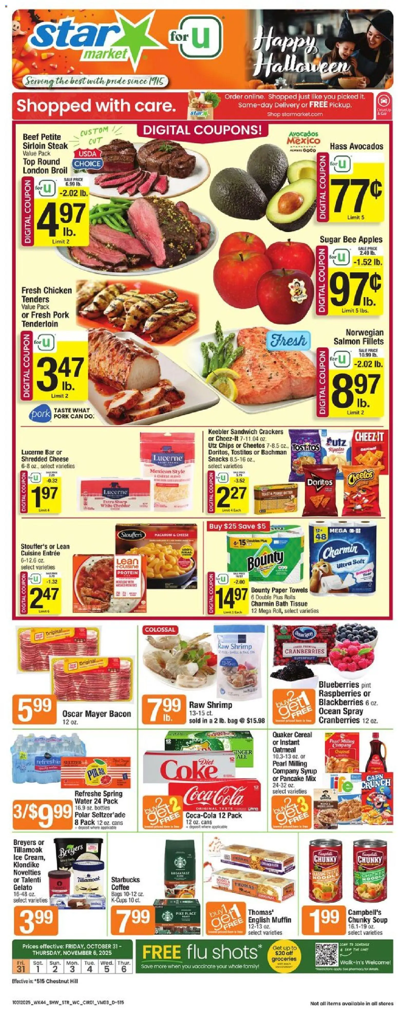 Star Market Weekly Ad - MA - valid from 31.10.2025 | Page: 1