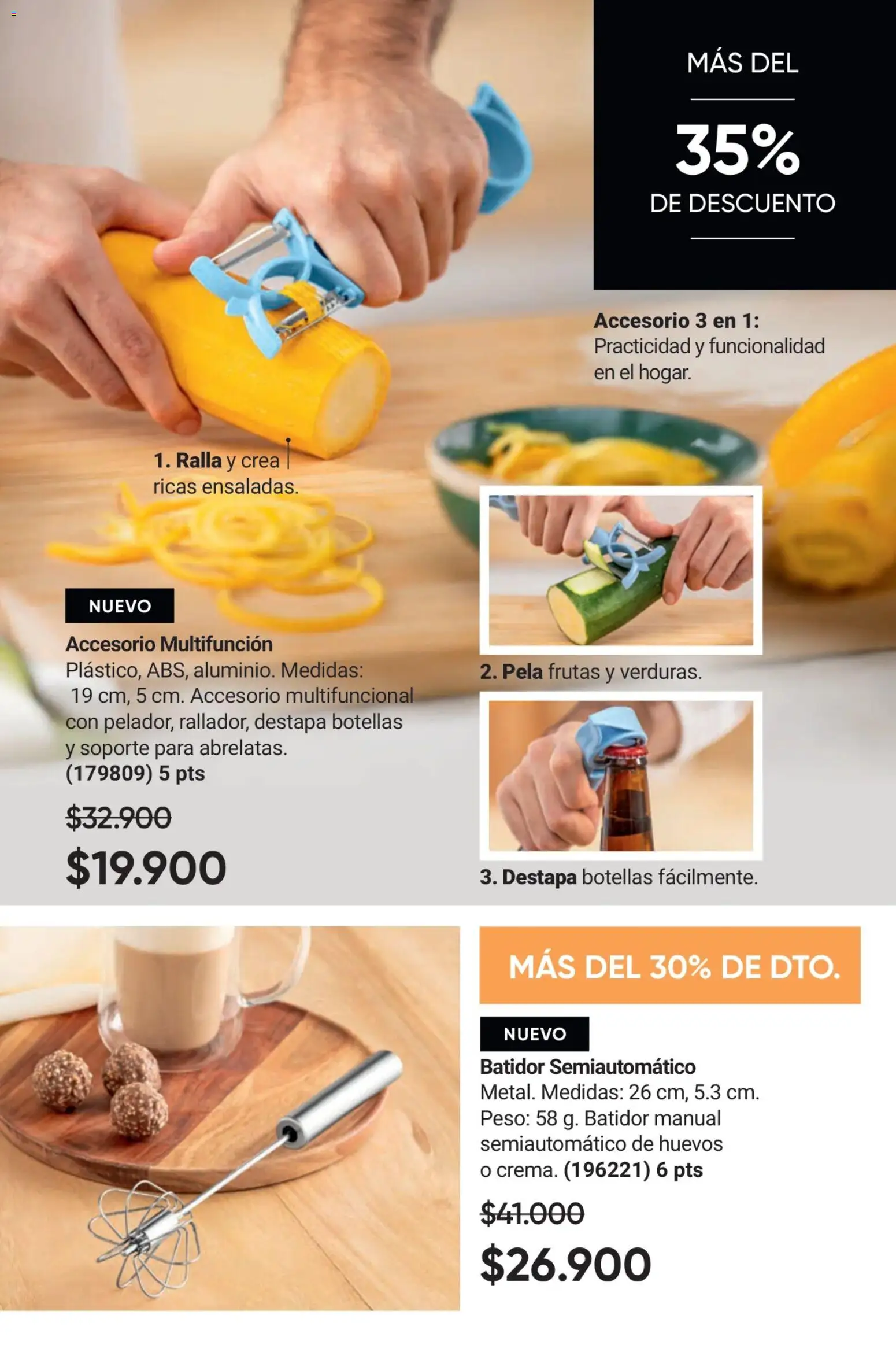 Avon revista - valida desde el 02.01.2026 | Página: 30 | Productos: Batidor, Peso, Huevos