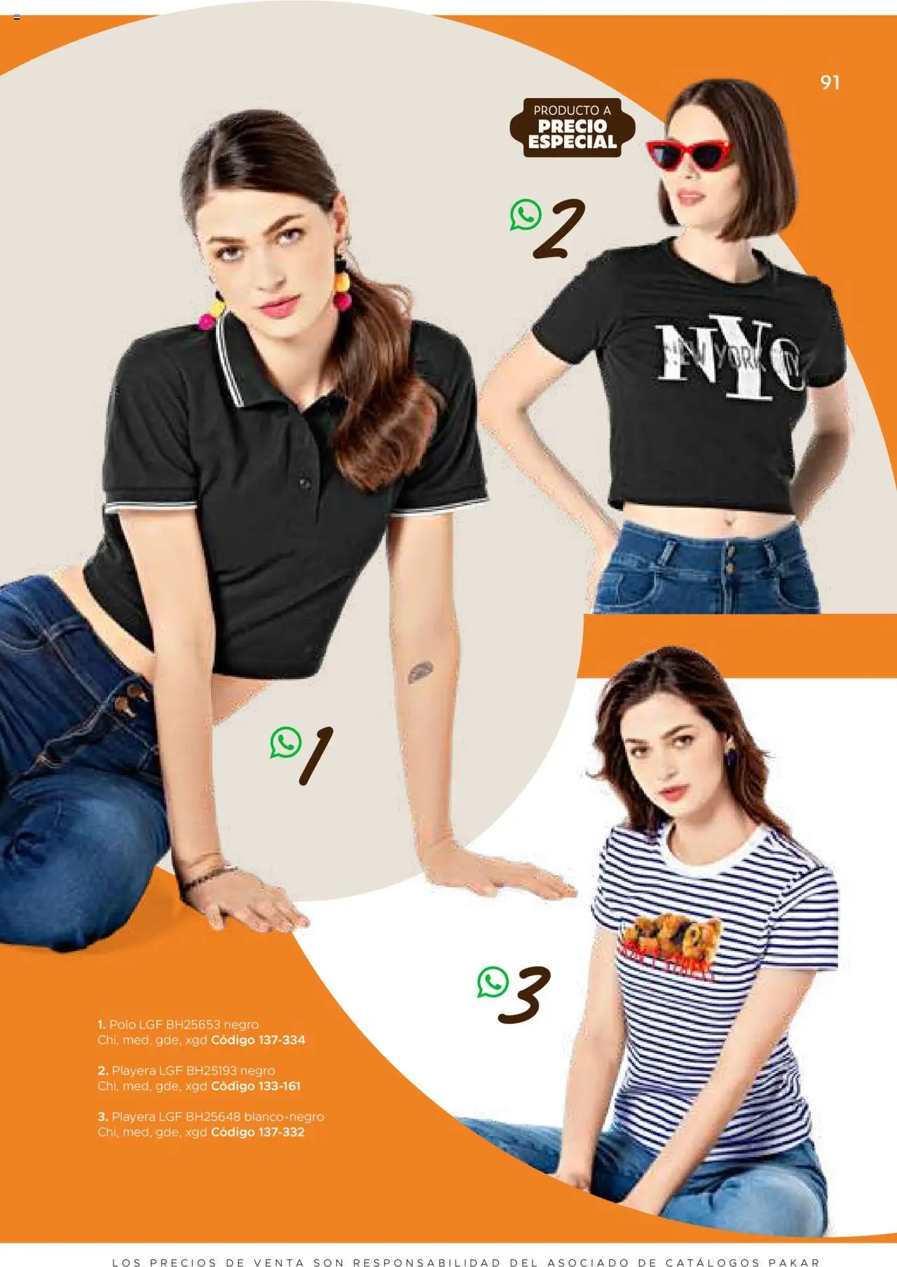 Nuevas ofertas de SC Pakar válidas en toda la República Mexicana desde el 24.07.2025. ¡Encuentra las mejores ofertas en SC Pakar Catálogo Ropa y Accesorios! | Página: 91 | Productos: Playera