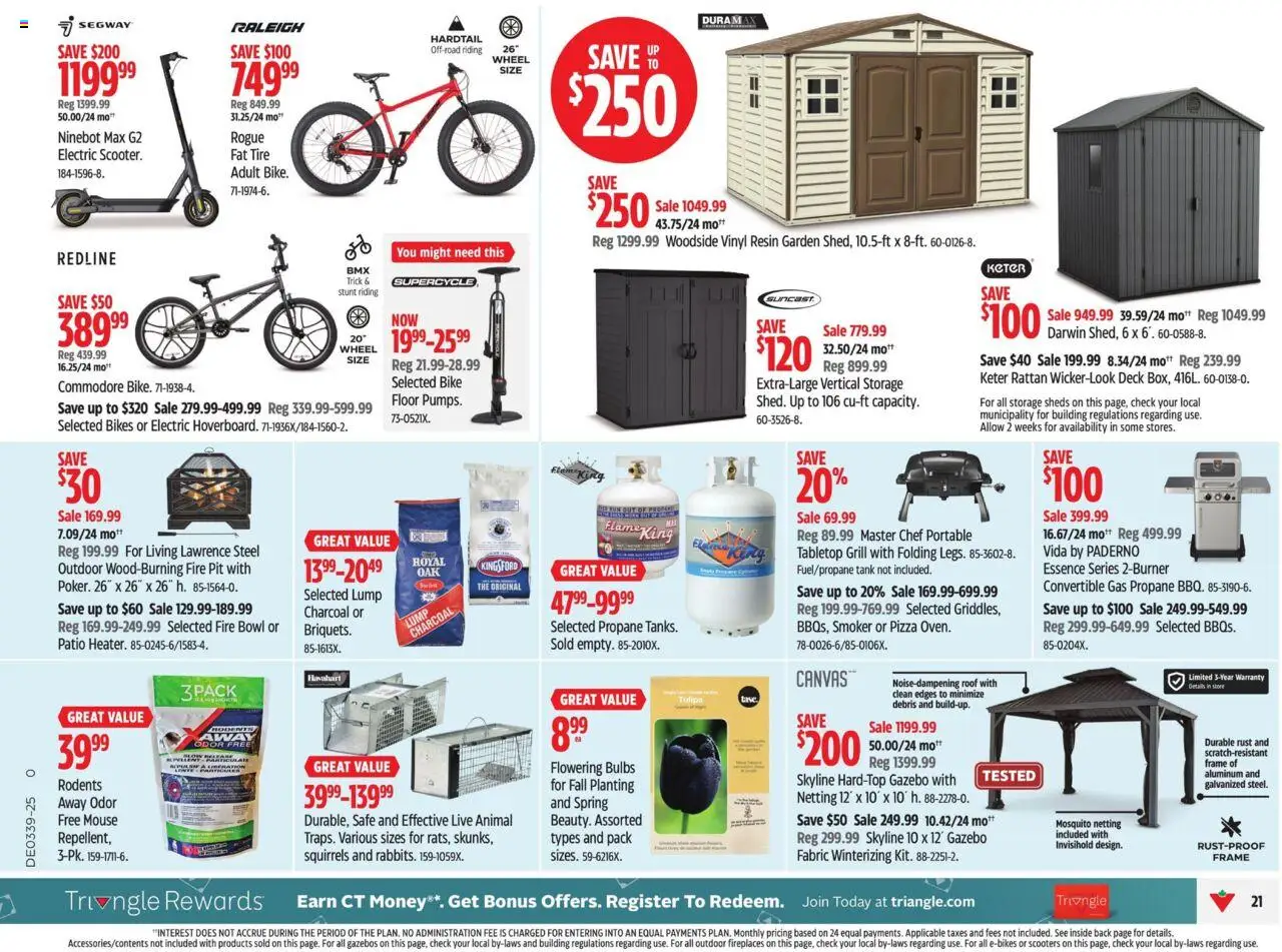 Canadian Tire flyer valid from 18.09.2025 | Page: 26 | Products: Mouse, Grill, Pizza