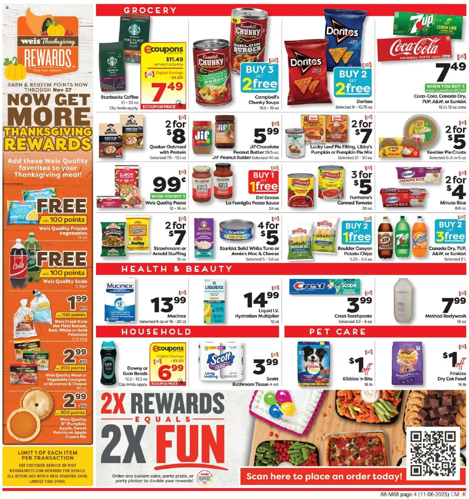 Weis Grand Opening - valid from 06.11.2025 | Page: 8 | Products: Clip, Oil, Rice, Crumb Pie