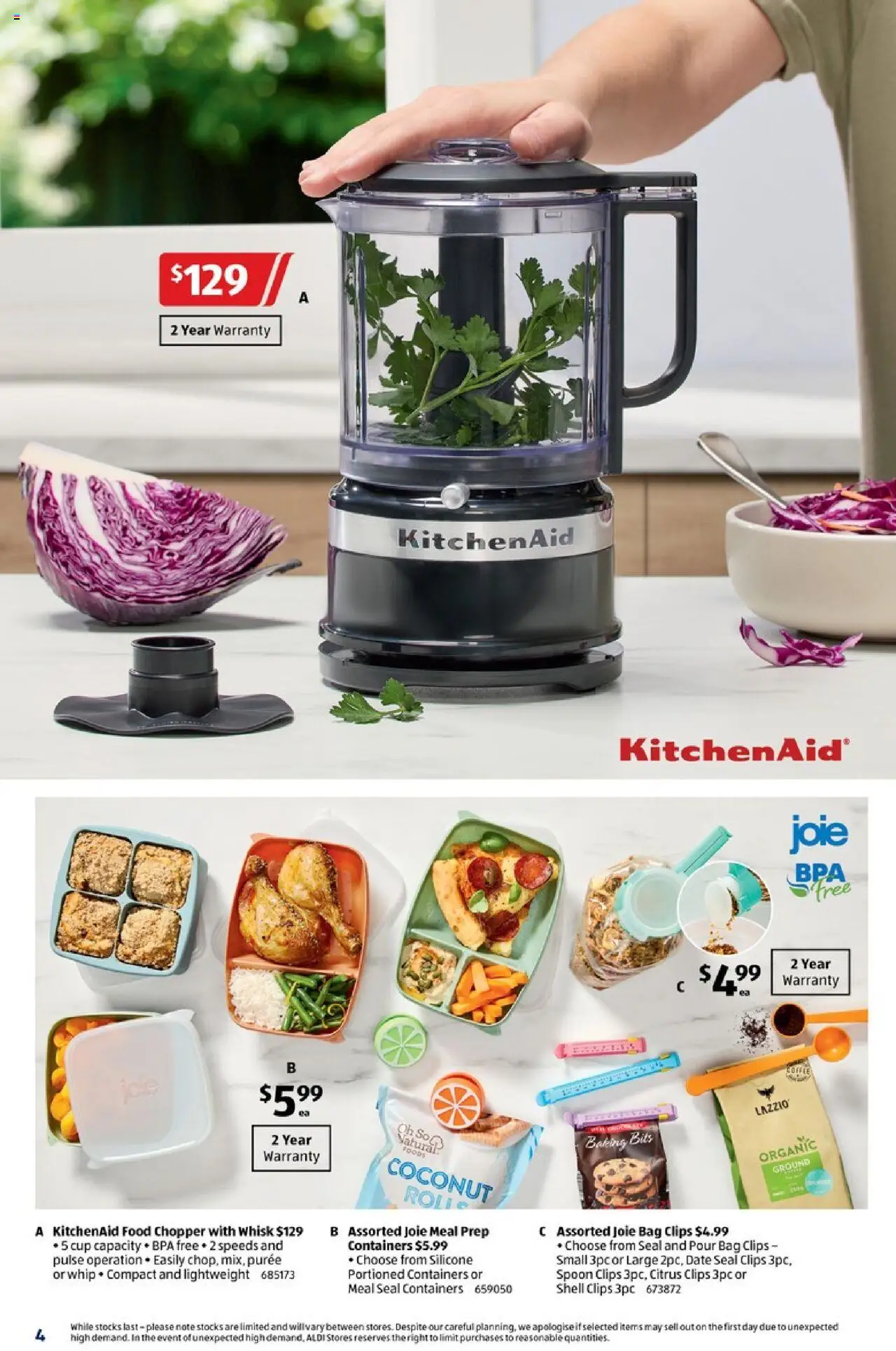 Aldi catalogue - valid from 03.09.2025 | Page: 4 | Products: Date, Bag, Clips