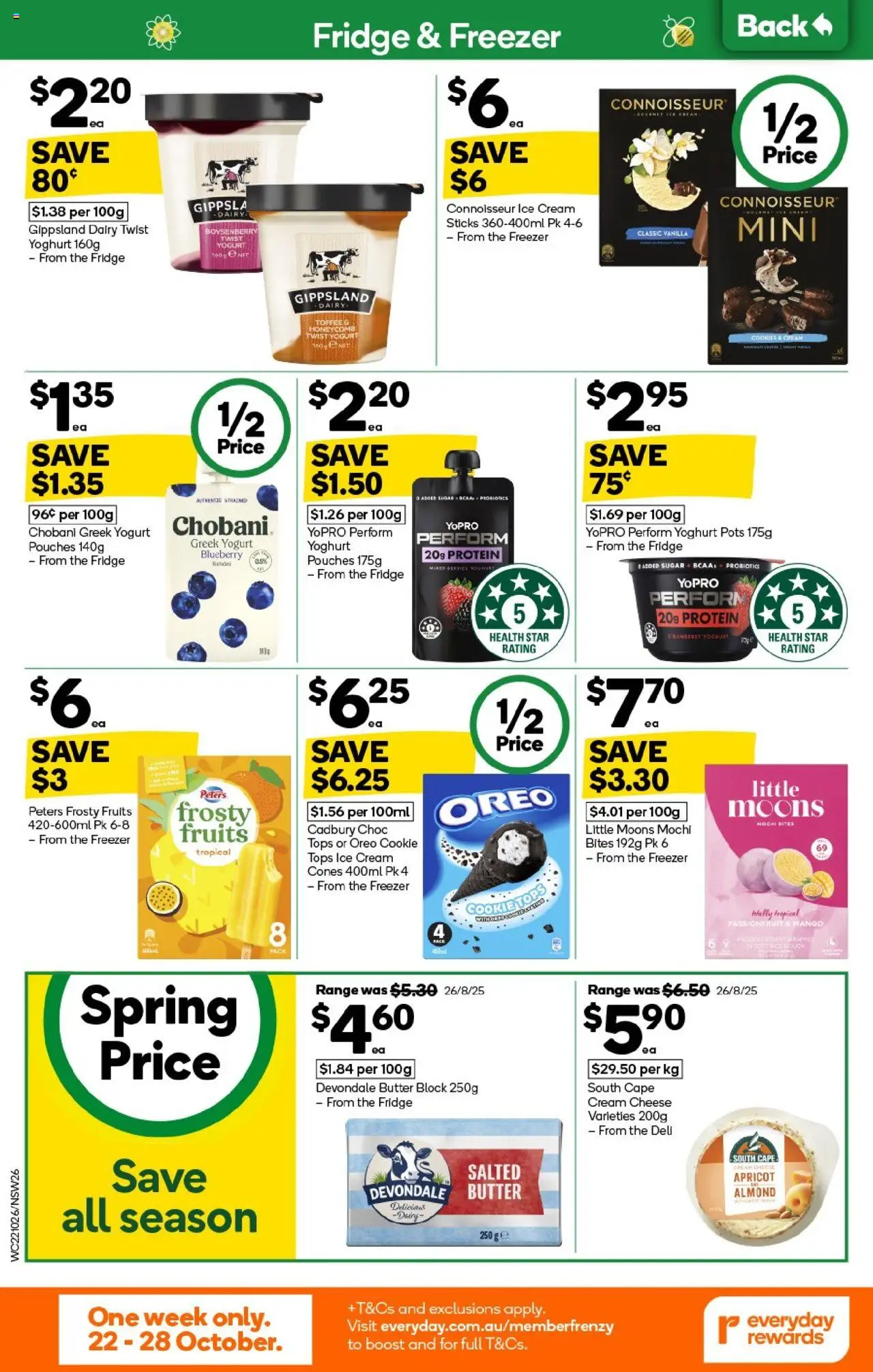 Woolworths catalogue - valid from 22.10.2025 | Page: 26 | Products: Butter, Mango, Fridge, Freezer