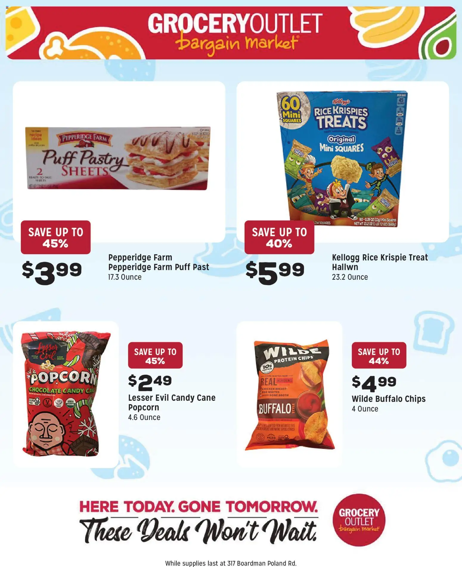 Grocery Outlet Weekly Ad - OH - valid from 12.11.2025 | Page: 10 | Products: Chocolate, Rice, Chips, Puff Pastry