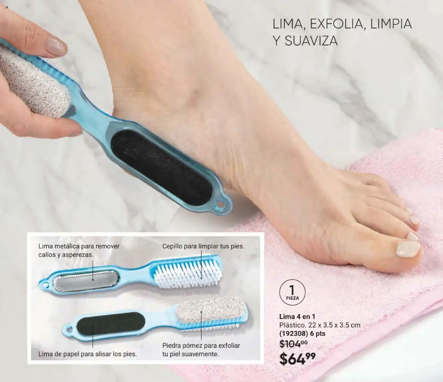 Nuevas ofertas de AVON válidas en toda la República Mexicana desde el 02.04.2026. ¡Encuentra las mejores ofertas en AVON Casa & Estilo 6 2026! | Página: 131 | Productos: Cepillo, Lima