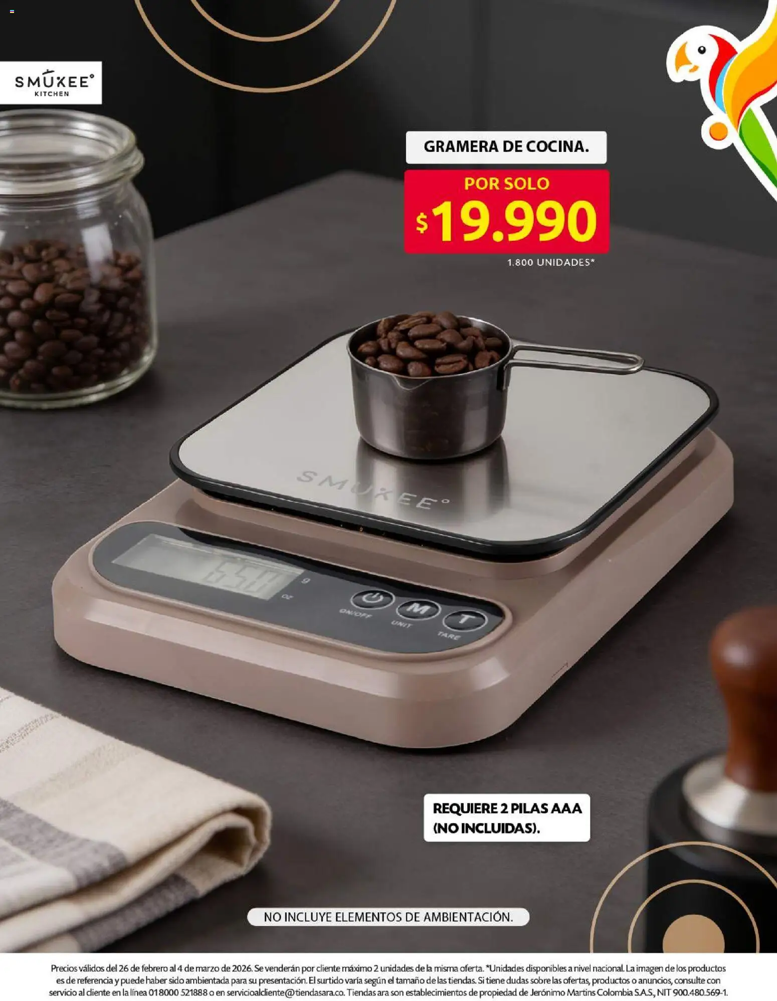 Ara revista - valida desde el 26.02.2026 | Página: 12 | Productos: Pilas, Sobre, Macetero