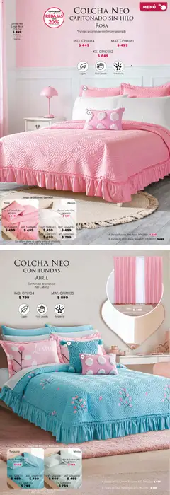 Vista previa de Colchas Concord catálogo, nuevo folleto de la tienda, válido en México a partir del 01.02.2026 | Página: 71