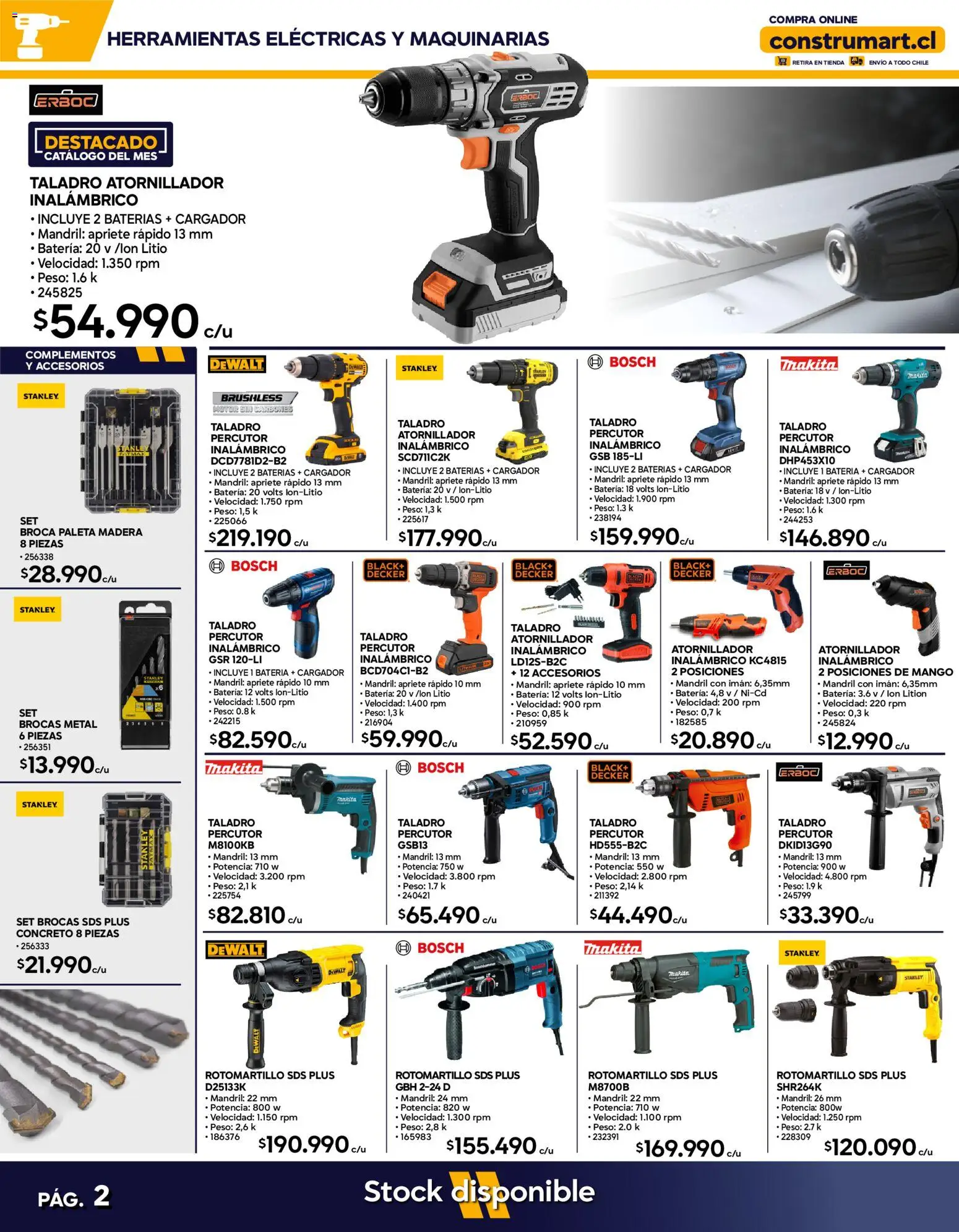 Construmart Ofertas │ válido desde el 01.03.2026 | Página: 2 | Productos: Imán, Mango, Peso, Rotomartillo