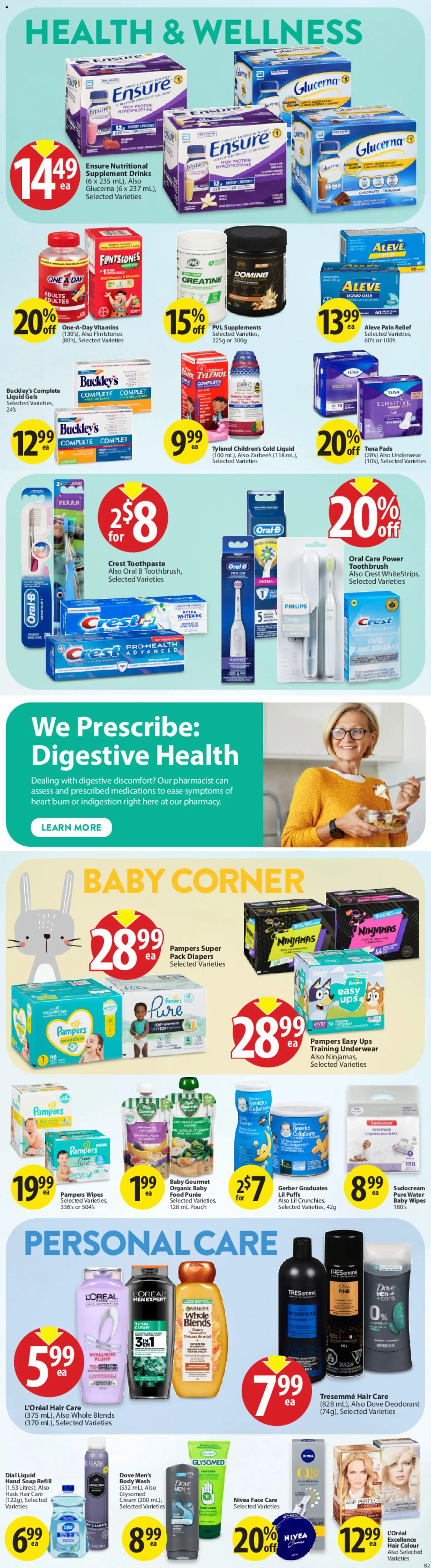 Save on foods flyer valid from 11.12.2025 | Page: 32 | Products: Body wash, Deodorant, Toothpaste, Underwear