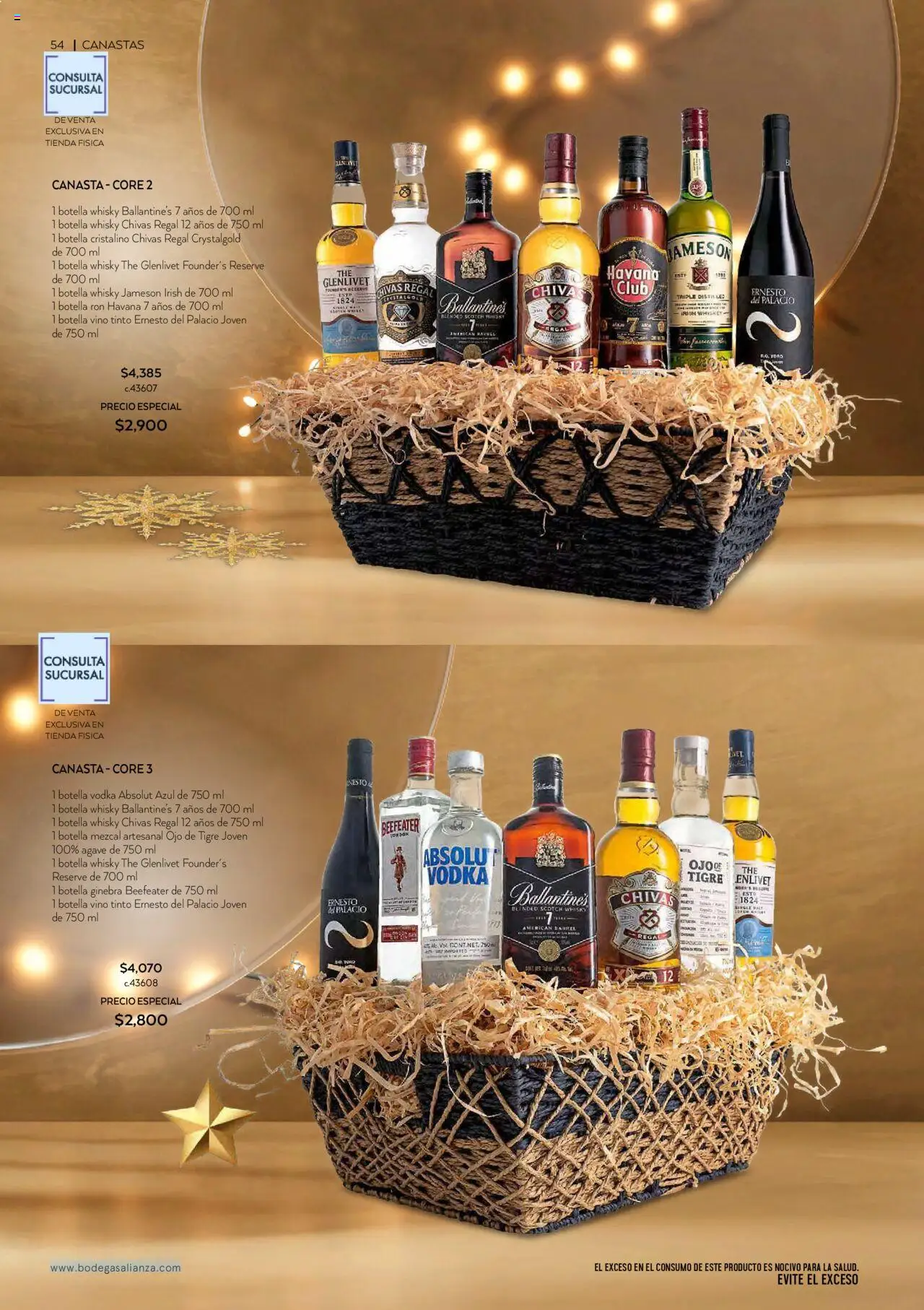 Nuevas ofertas de Bodegas Alianza válidas en toda la República Mexicana desde el 01.10.2025. ¡Encuentra las mejores ofertas en Bodegas Alianza - Catálogo Cava Morada! | Página: 56 | Productos: Whiskey, Ginebra, Vino, Canasta