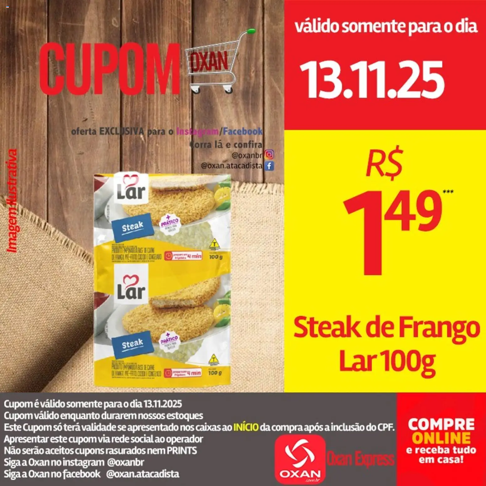 Oxan Atacadista Folheto - válido de 13.11.2025 | Página: 19 | Produtos: Frango