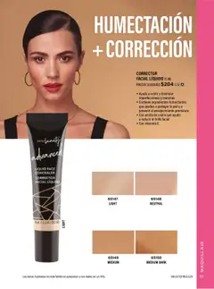 Nuevas ofertas de JAFRA válidas en toda la República Mexicana desde el 01.05.2025. ¡Encuentra las mejores ofertas en MAQUILLAJE FACIAL RADIANTE AMPLIO ESPECTRO *FPS 20, Fórmula líquida con acabado aterciopelado. Ayuda a que la piel luzca revitalizada mientras disimula imperfecciones, finas líneas y arrugas! | Página: 121 | Productos: Radiante, Maquillaje