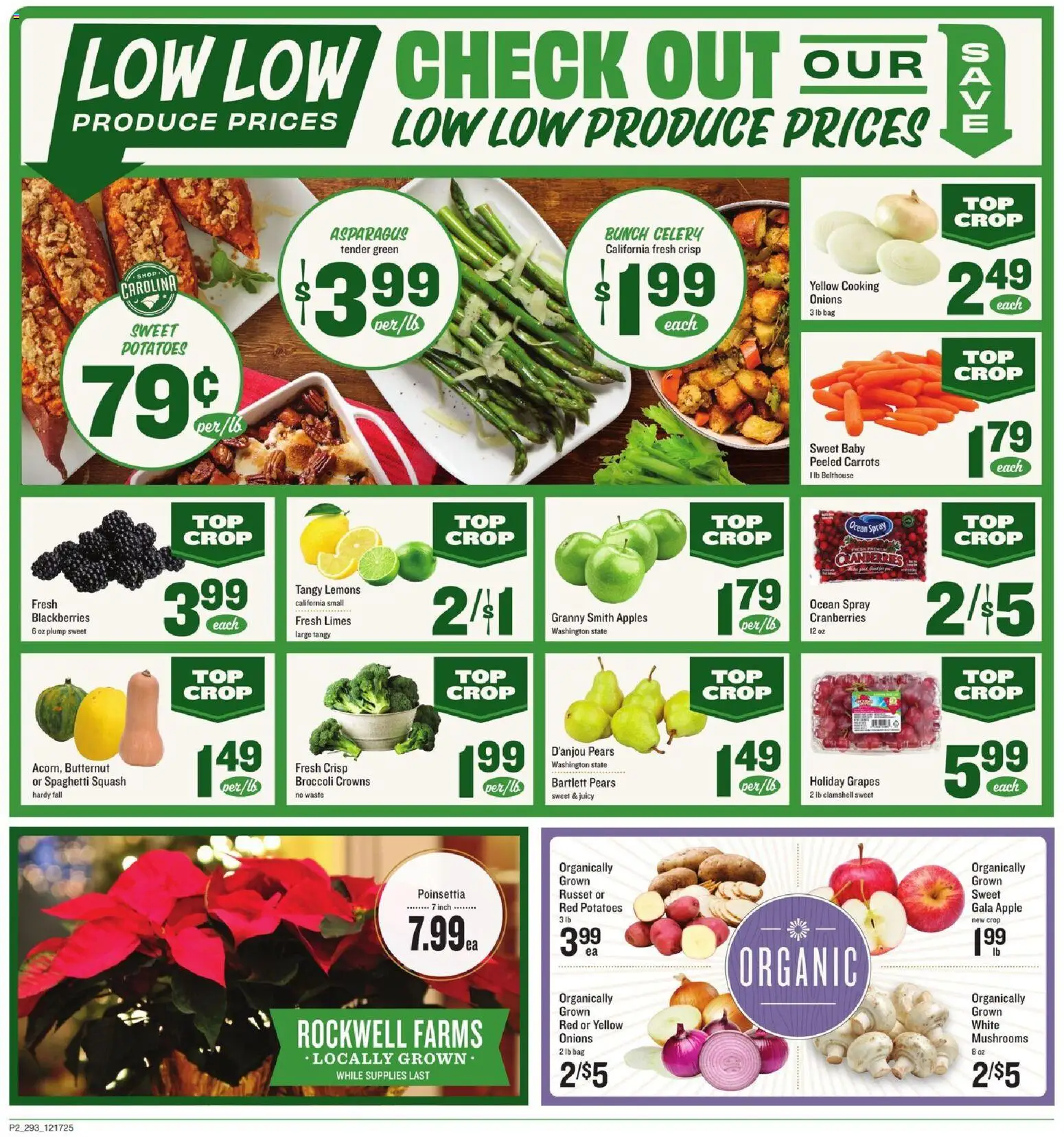 Lowes Foods Weekly Ad - SC - valid from 17.12.2025 | Page: 2 | Products: Broccoli, Apples, Potatoes, Grapes