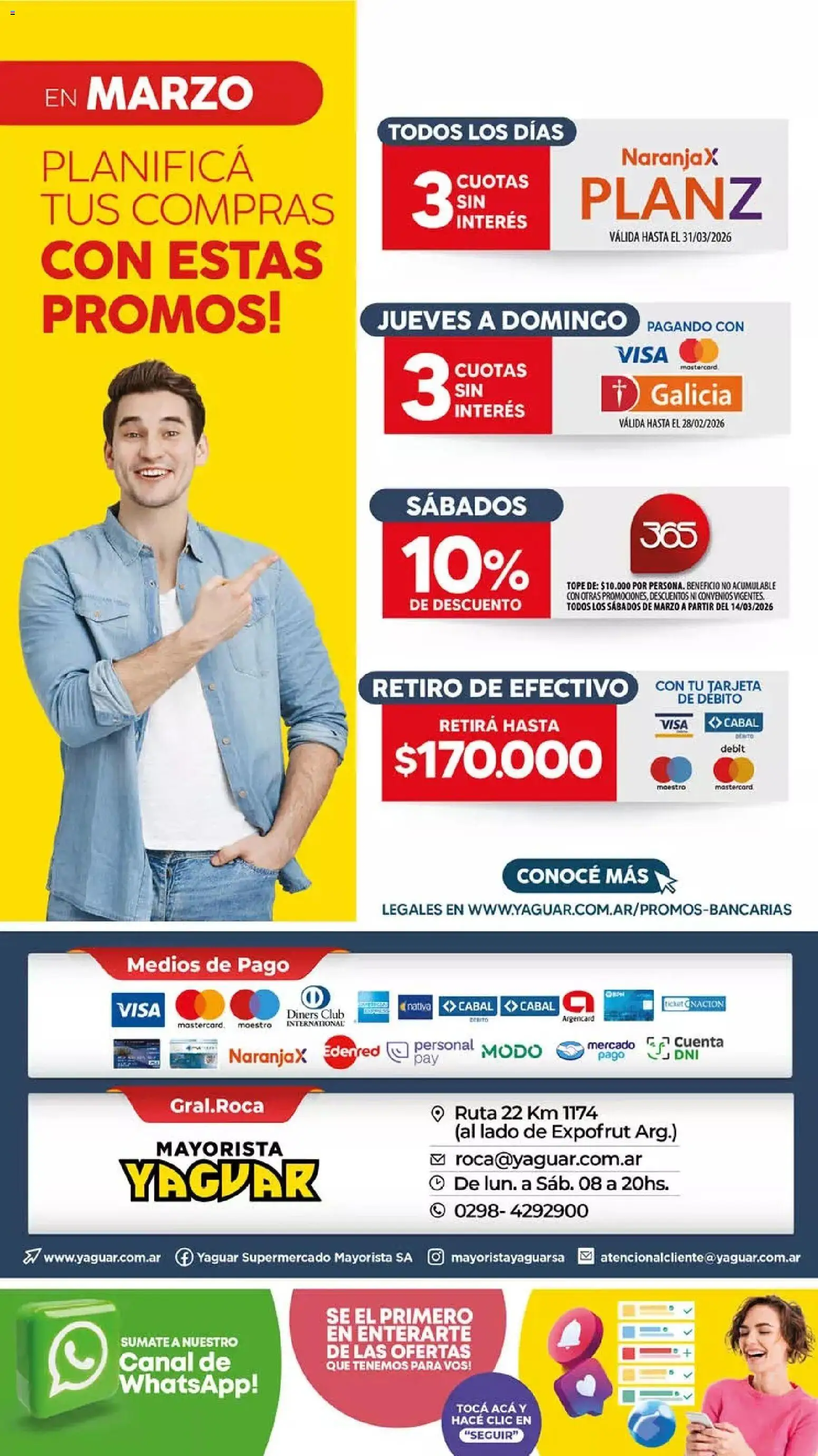 Yaguar - Oferta Semanal General Roca │ válido desde el 23.03.2026 | Página: 19