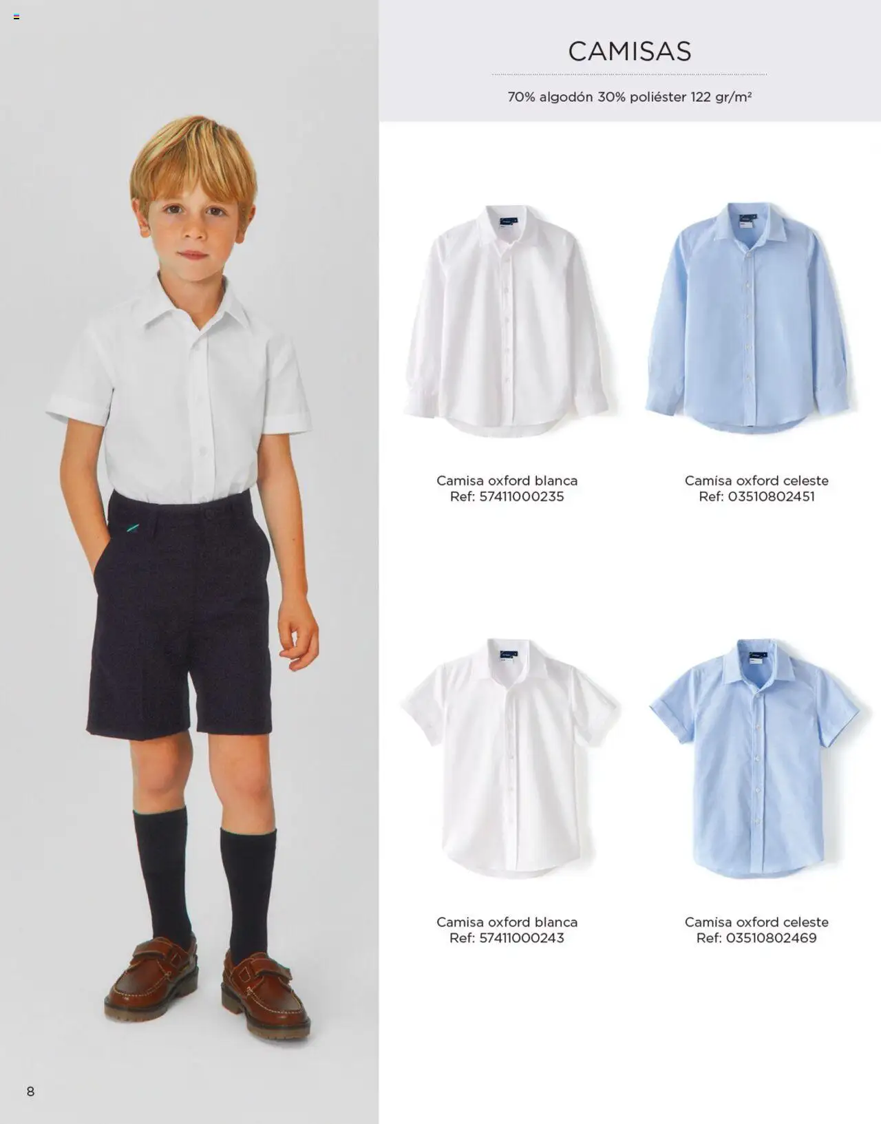 Nuevas ofertas de El Corte Inglés válidas en toda la República Mexicana desde el 04.04.2025. ¡Encuentra las mejores ofertas en El Corte Inglés catálogo Colección Uniformes 2024! | Página: 8 | Productos: Camisa, Algodón