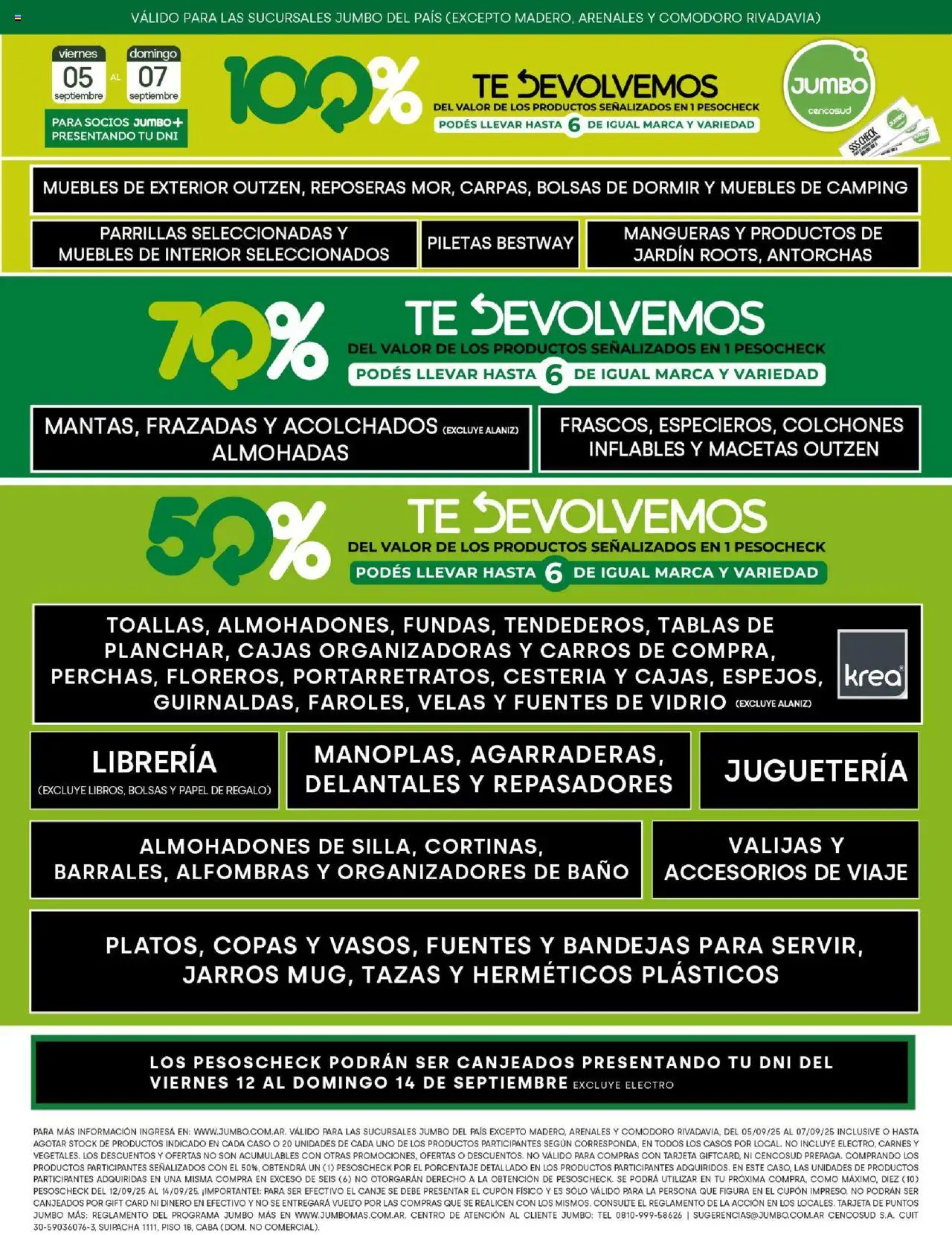 Jumbo ofertas │ válido desde el 05.09.2025 | Página: 5 | Productos: Caso, Baño, Té