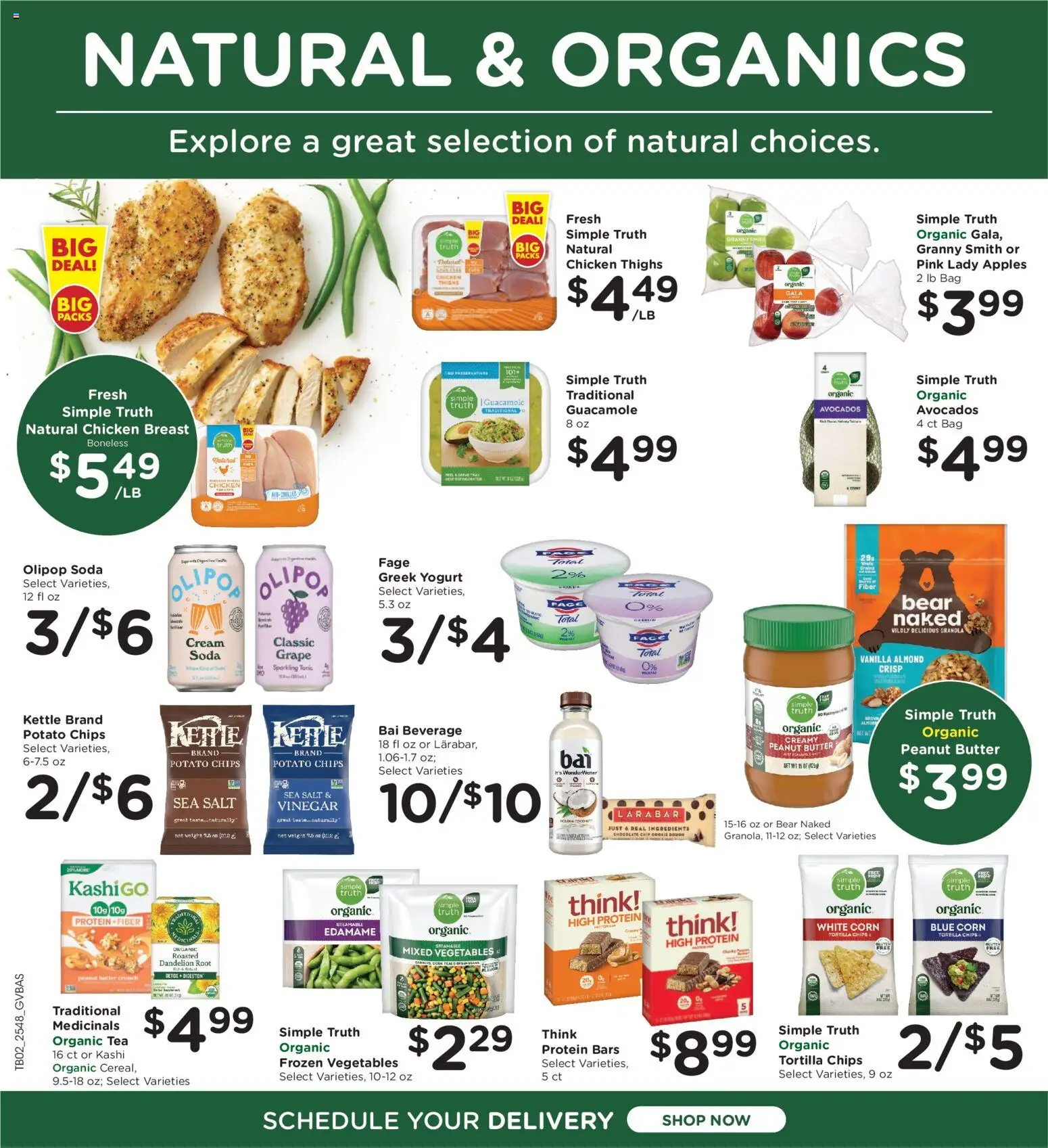 Kroger Ad - valid from 02.01.2026 | Page: 3 | Products: Yogurt, Vegetables, Bag, Kettle