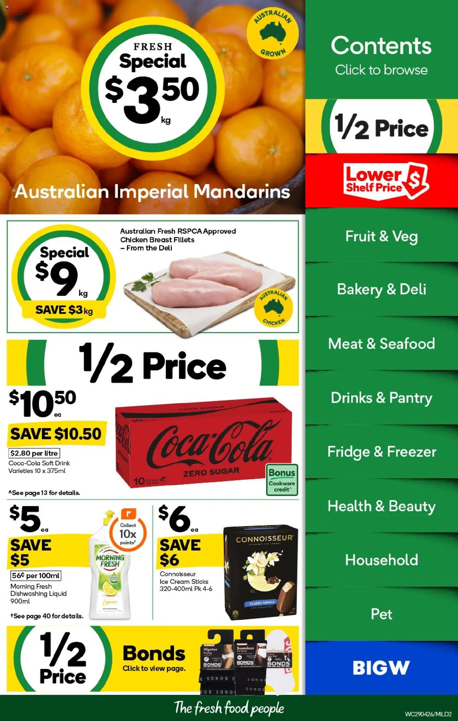 Woolworths catalogue - valid from 29.04.2026 | Page: 2 | Products: Chicken, Cookware, Cream, Fridge