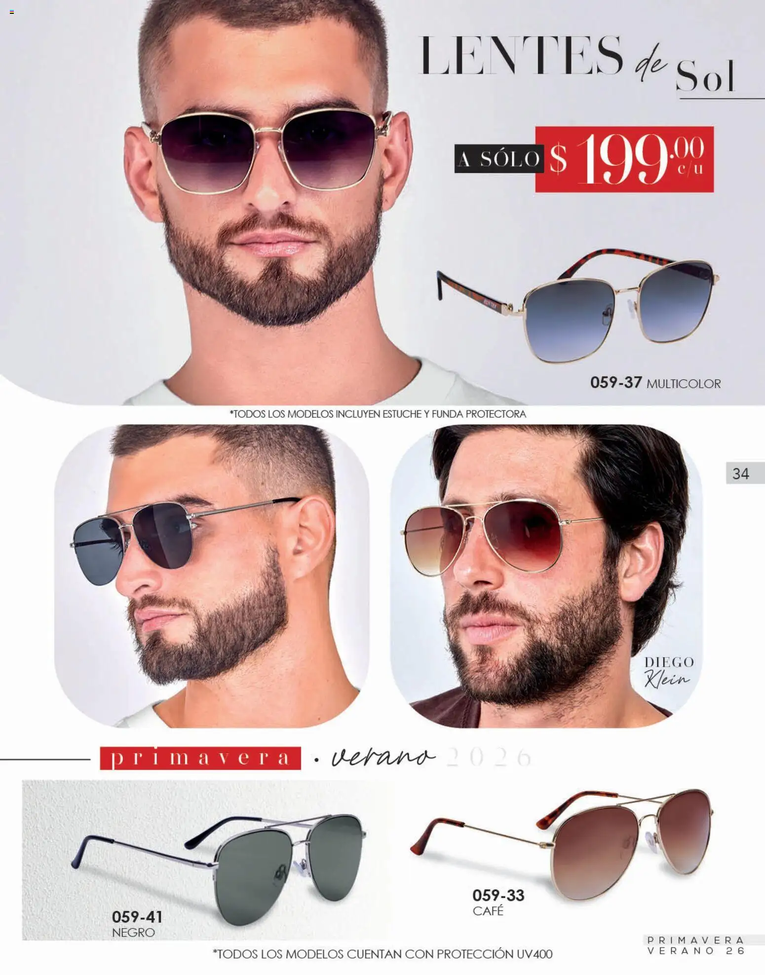 Nuevas ofertas de Cklass válidas en toda la República Mexicana desde el 02.01.2026. ¡Encuentra las mejores ofertas en Cklass catálogo Mens Wear! | Página: 126 | Productos: Lentes, Café, Estuche, Funda