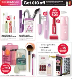CVS Pharmacy Weekly Ad - WA - valid from 17.08.2025 | Page: 3 | Products: Brushes, Nail, Concealer, Water