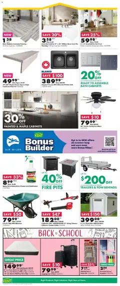 Kent flyer valid from 14.08.2025 | Page: 3 | Products: Luggage, Mattress, Pillow, Bath