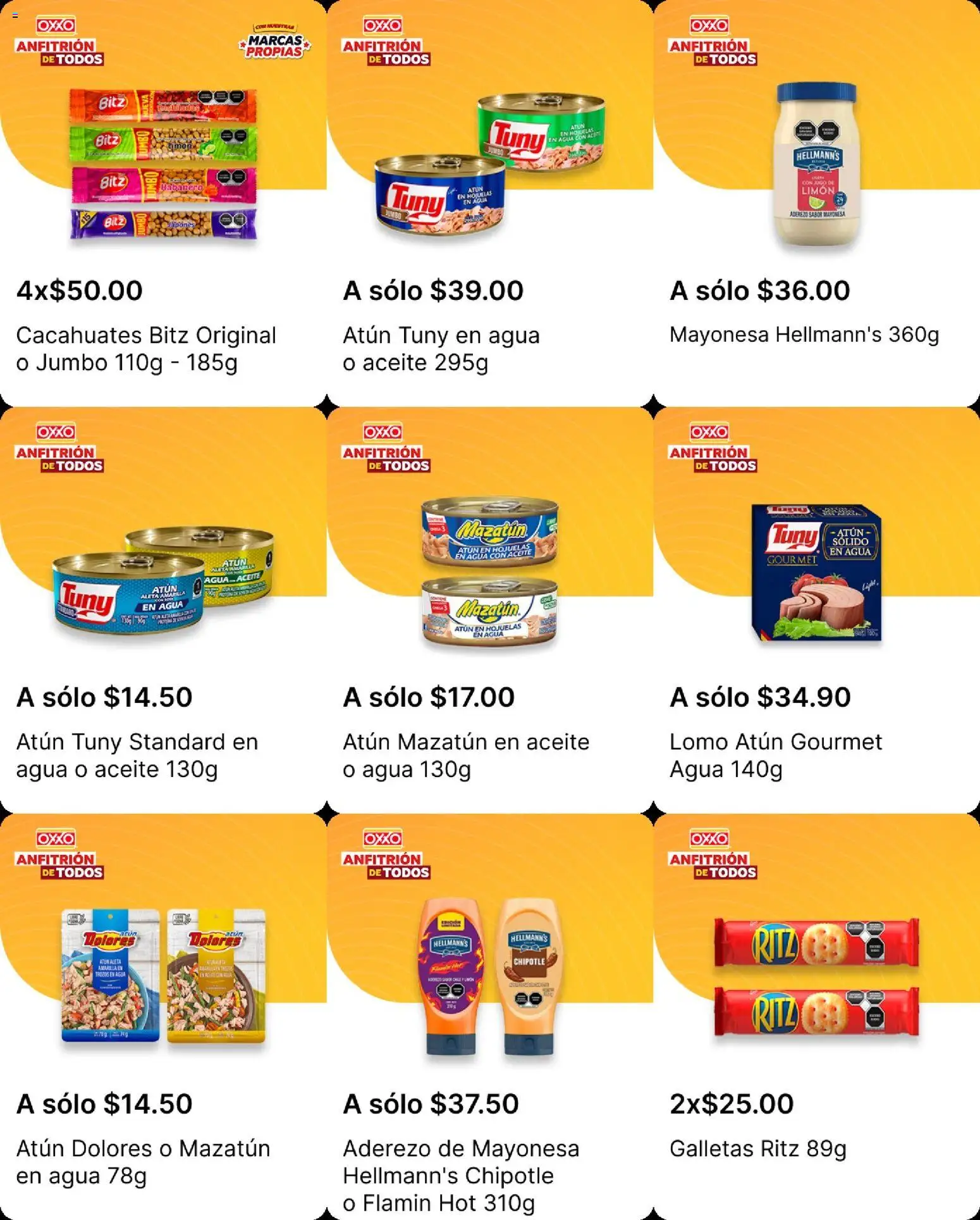 Nuevas ofertas de OXXO válidas en toda la República Mexicana desde el 03.03.2026. ¡Encuentra las mejores ofertas en OXXO folleto! | Página: 5 | Productos: Mayonesa, Atún, Limón, Hojuelas