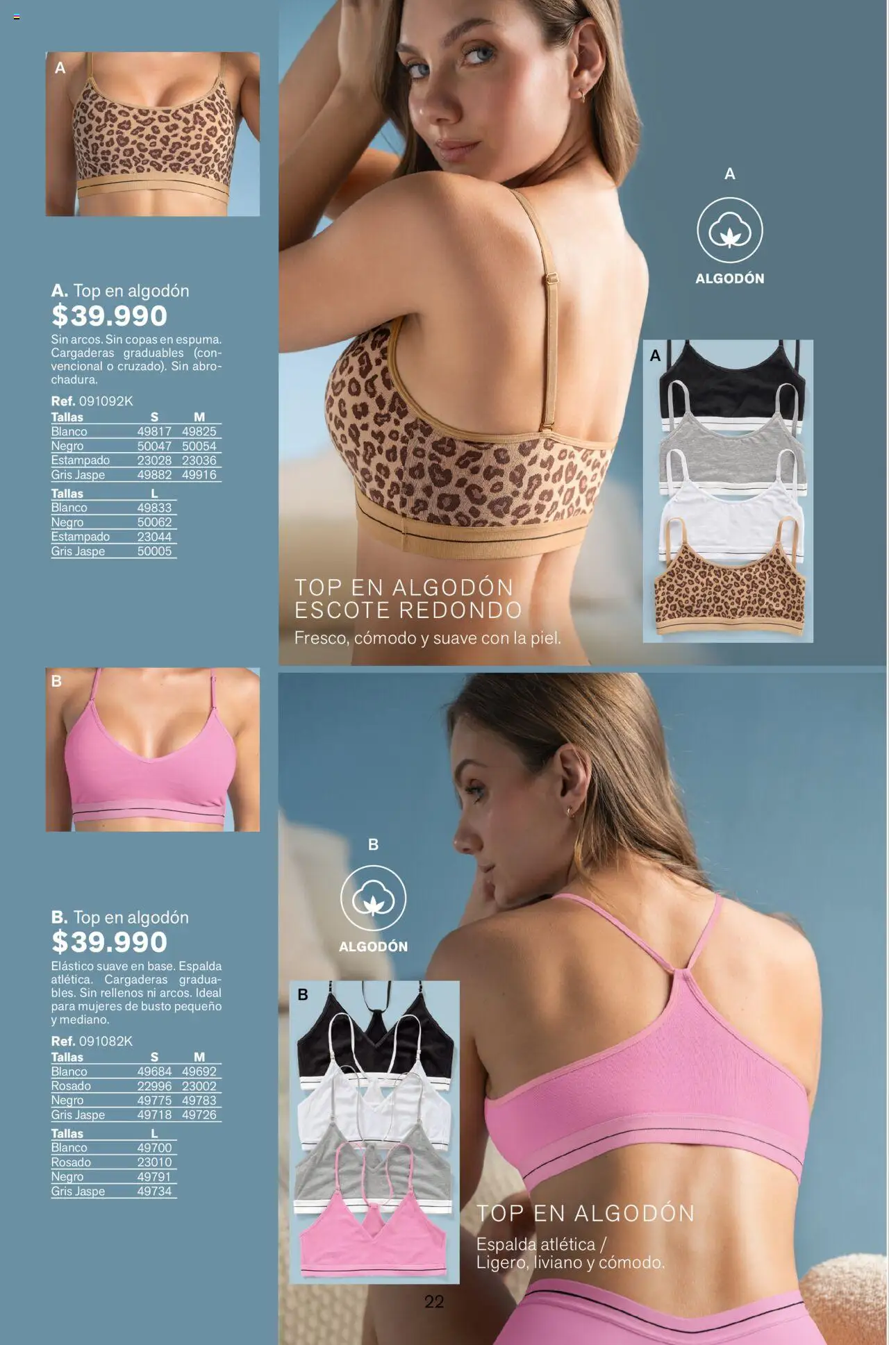 Leonisa revista - valida desde el 12.09.2025 | Página: 22 | Productos: Algodón, Top