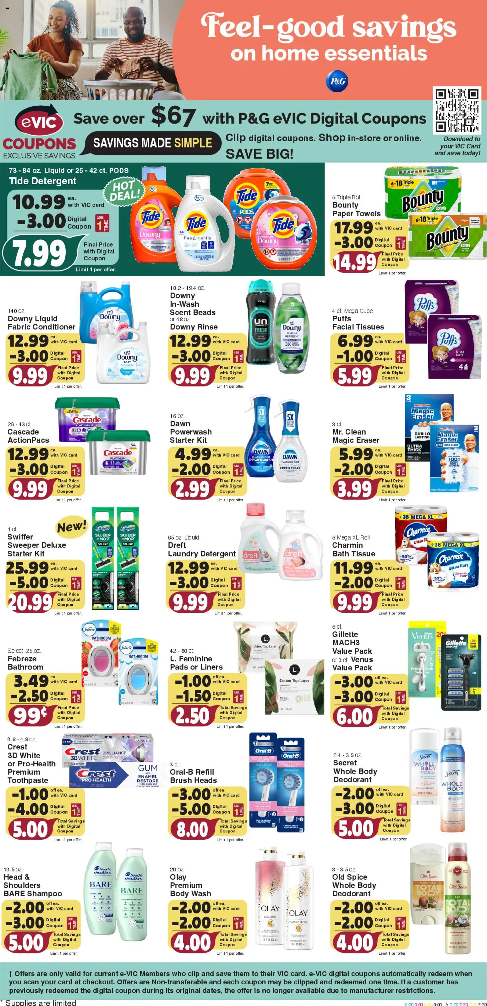 Harris Teeter Weekly Ad - NC - valid from 31.12.2025 | Page: 12 | Products: Shampoo, Conditioner, Toothpaste, Detergent