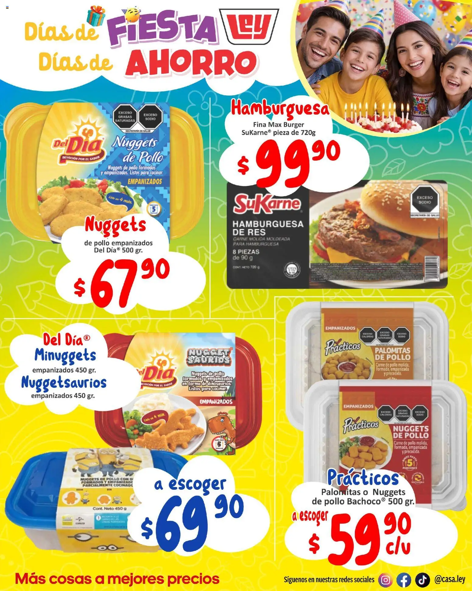 Nuevas ofertas de Casa Ley válidas en toda la República Mexicana desde el 26.04.2026. ¡Encuentra las mejores ofertas en Casa Ley folleto Casa Ley folleto Frontera suple Dia del Niño! | Página: 8 | Productos: Pollo, Carne de pollo, Res