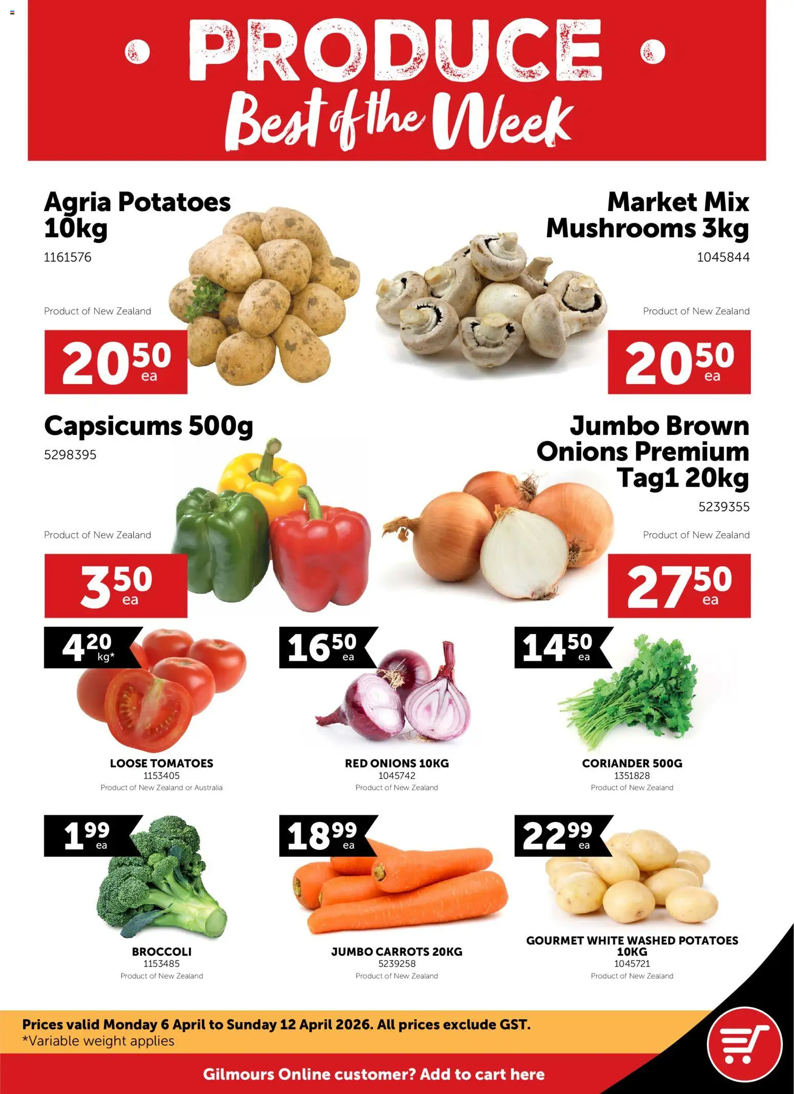 Gilmours catalogue from 06.04.2026 | Page: 1