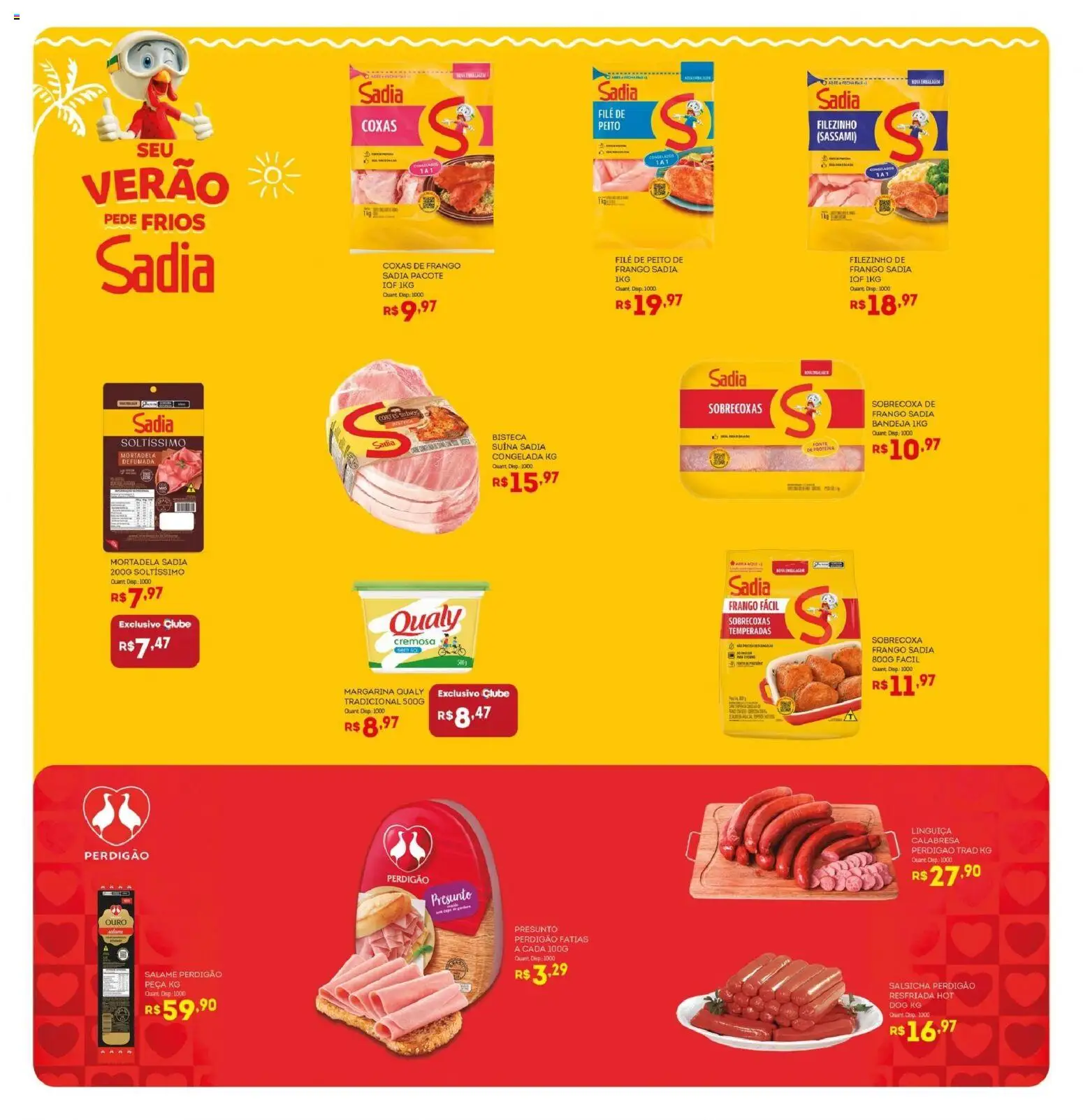 Bistek Supermercados Folheto - válido de 25.02.2026 | Página: 13 | Produtos: Salsicha, Salame, Presunto, Margarina