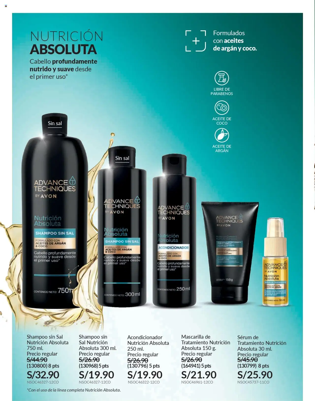 Catálogo Avon válido desde 11.08.2025 | Página: 151 | Productos: Shampoo, Acondicionador, Aceite
