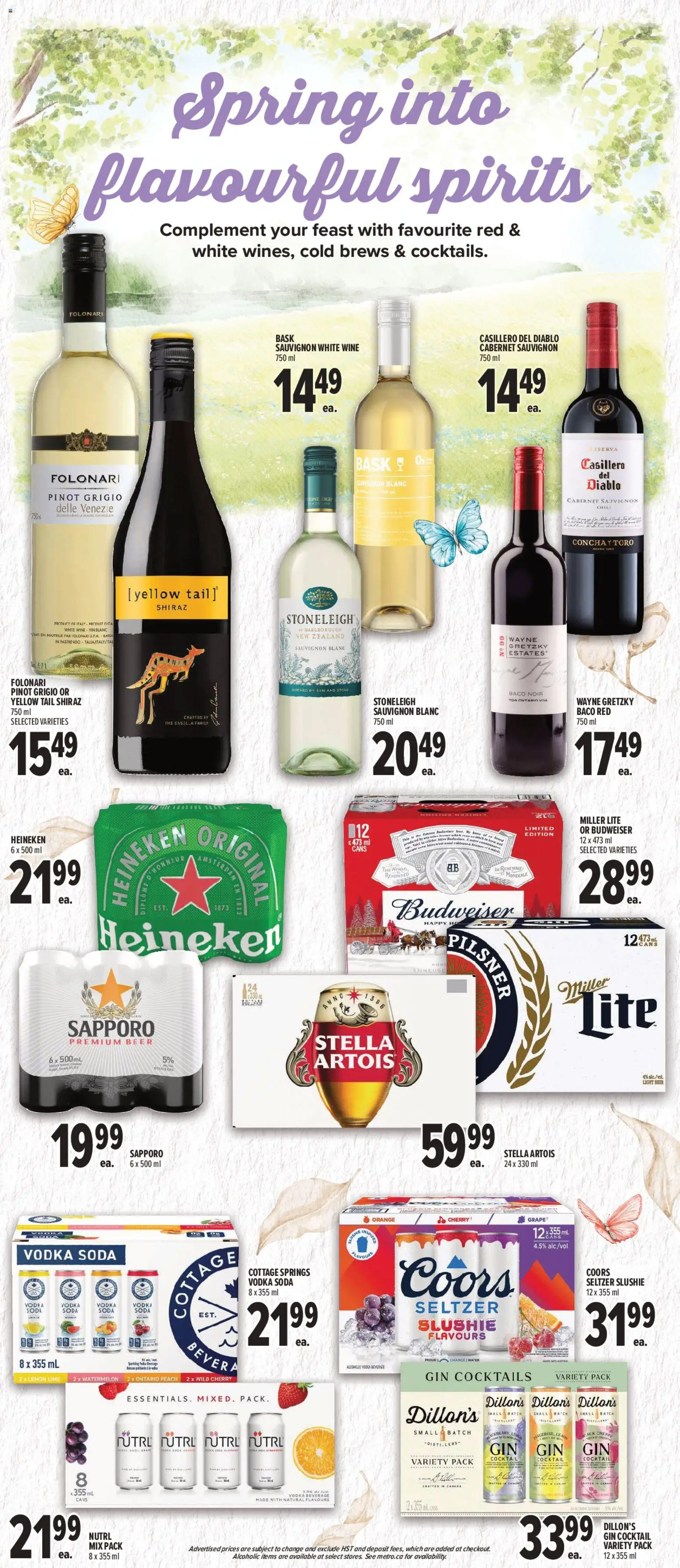 Metro flyer valid from 26.03.2026 | Page: 19 | Products: Gin, Vodka, Wine, Beer