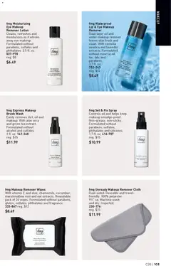 Preview of Avon weekly ads valid from 17.12.2025 | Page: 103 | Products: Brush, Makeup Remover, Oil, Water
