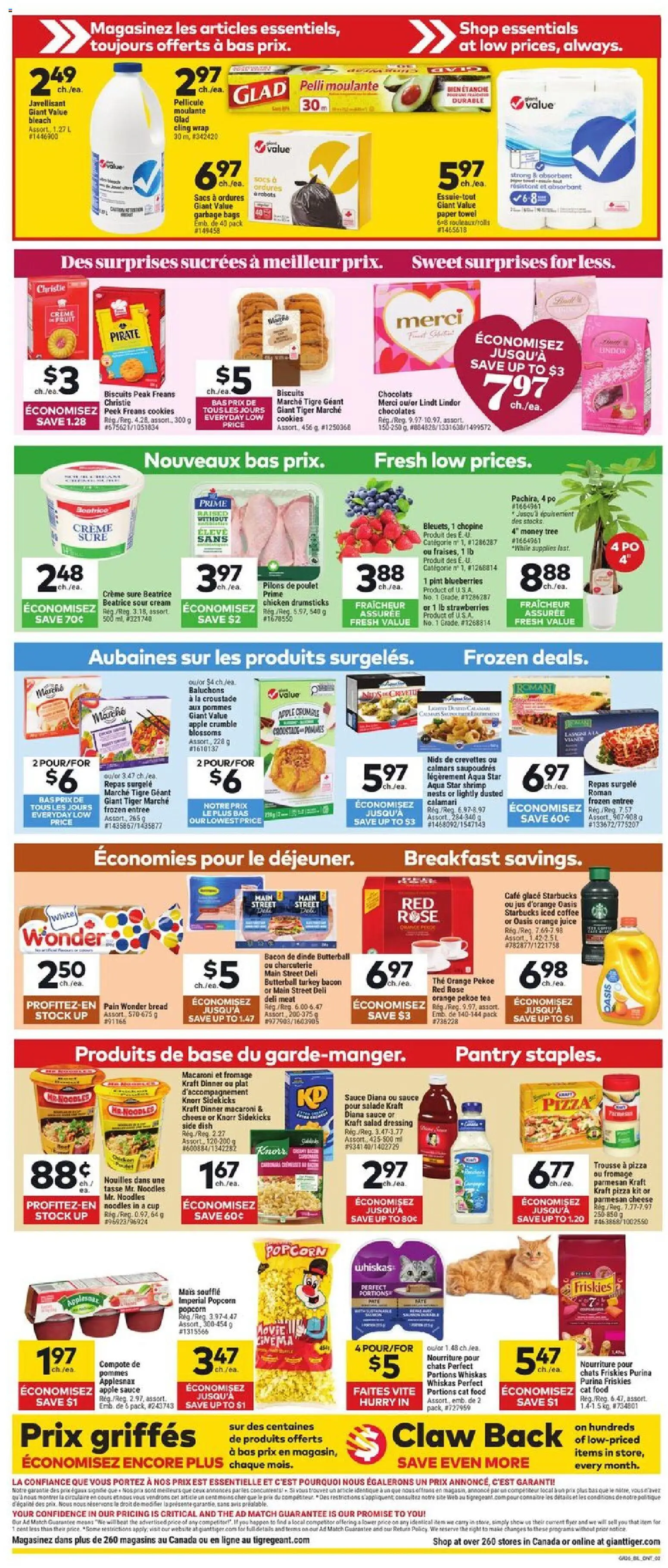 Giant Tiger flyer valid from 28.01.2026 | Page: 2 | Products: Tea, Strawberries, Bread, Coffee