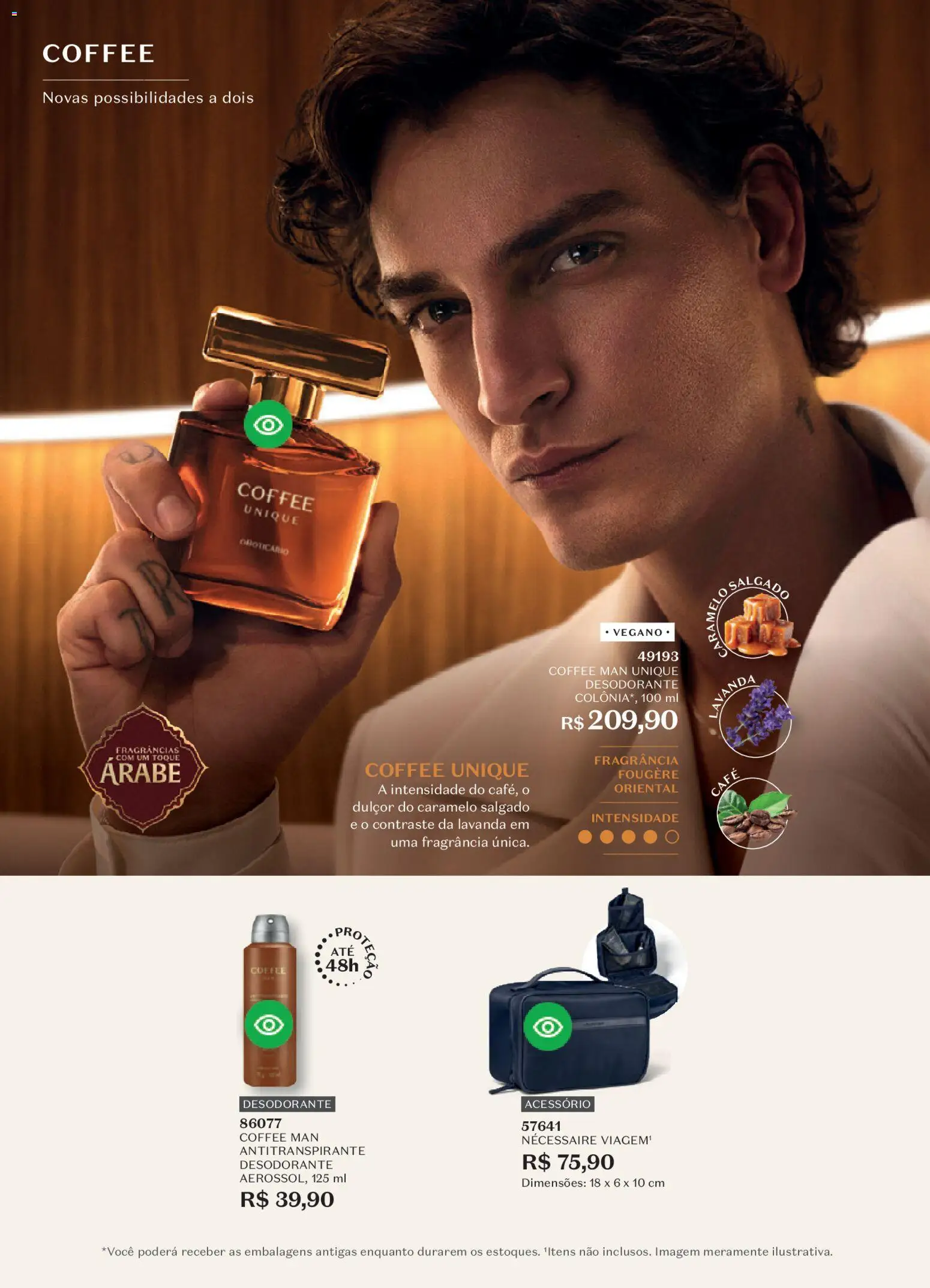 O Boticário Folheto - válido de 02.03.2026 | Página: 12 | Produtos: Fragrância, Desodorante, Necessaire, Café