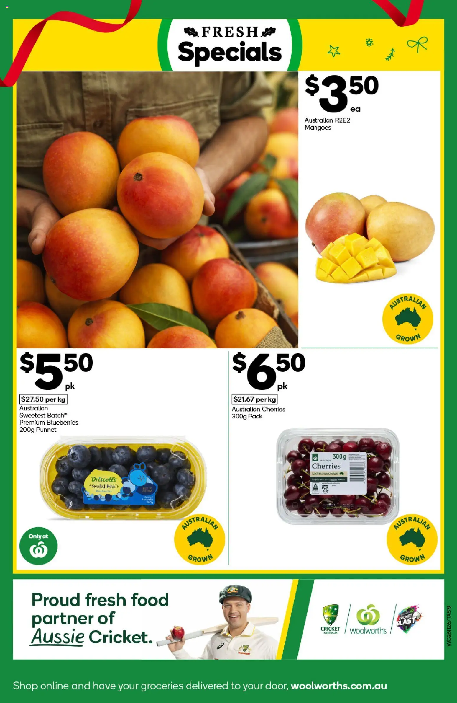 Woolworths catalogue - valid from 26.11.2025 | Page: 19 | Products: Cherries, Blueberries