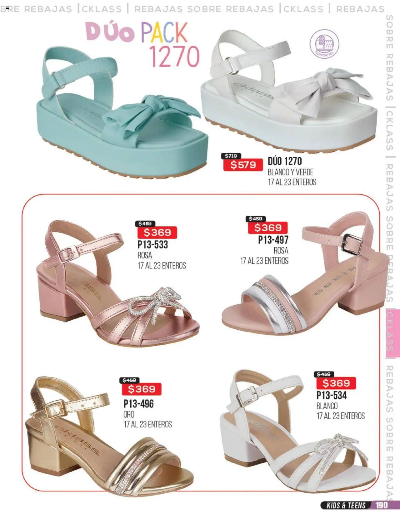 Nuevas ofertas de Cklass válidas en toda la República Mexicana desde el 23.06.2025. ¡Encuentra las mejores ofertas en Cklass catálogo Rebajas Sobre Calzado! | Página: 191 | Productos: Sobre