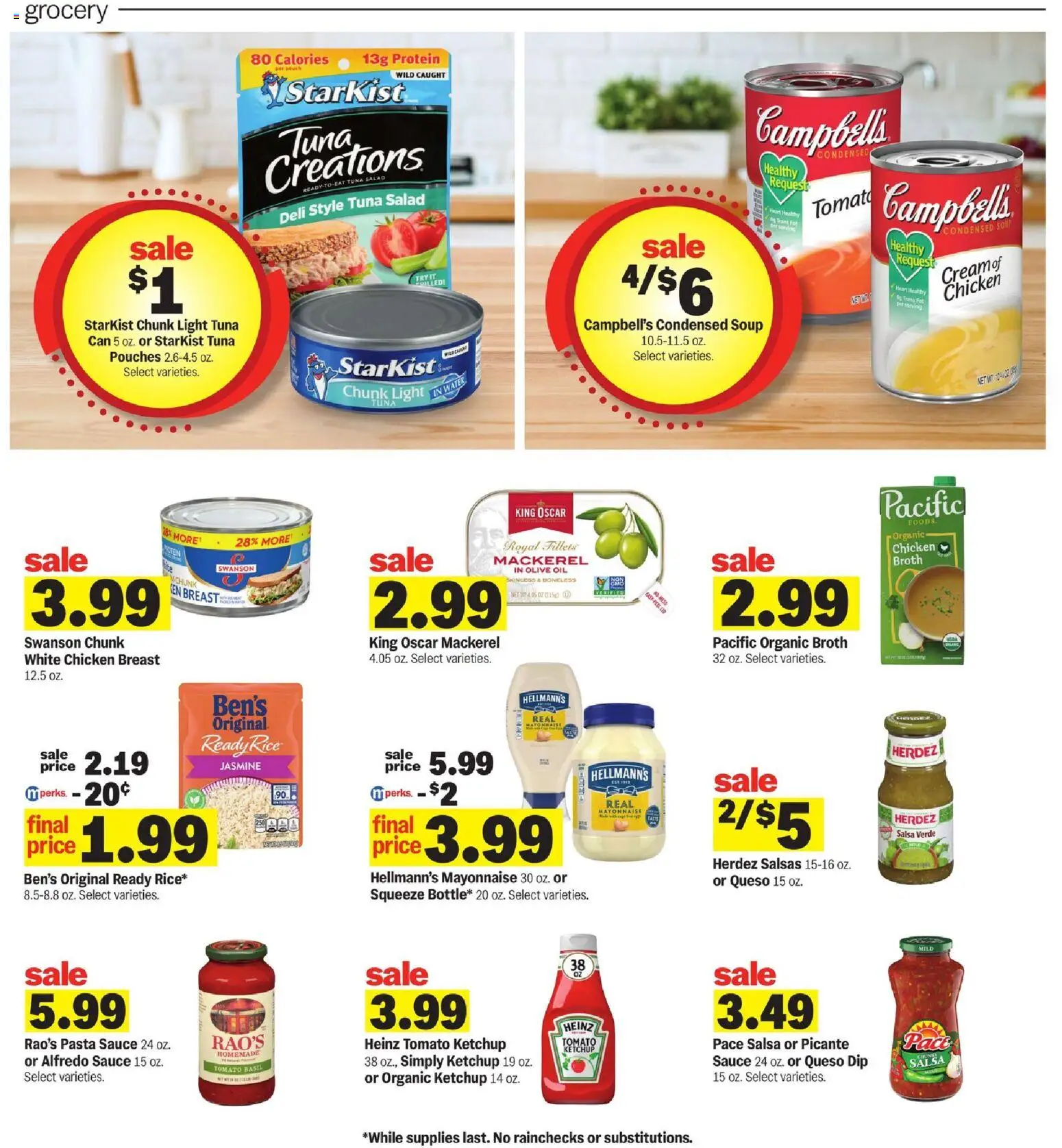 Meijer Weekly Ad - valid from 11.03.2026 | Page: 9 | Products: Oil, Ketchup, Water, Mayonnaise