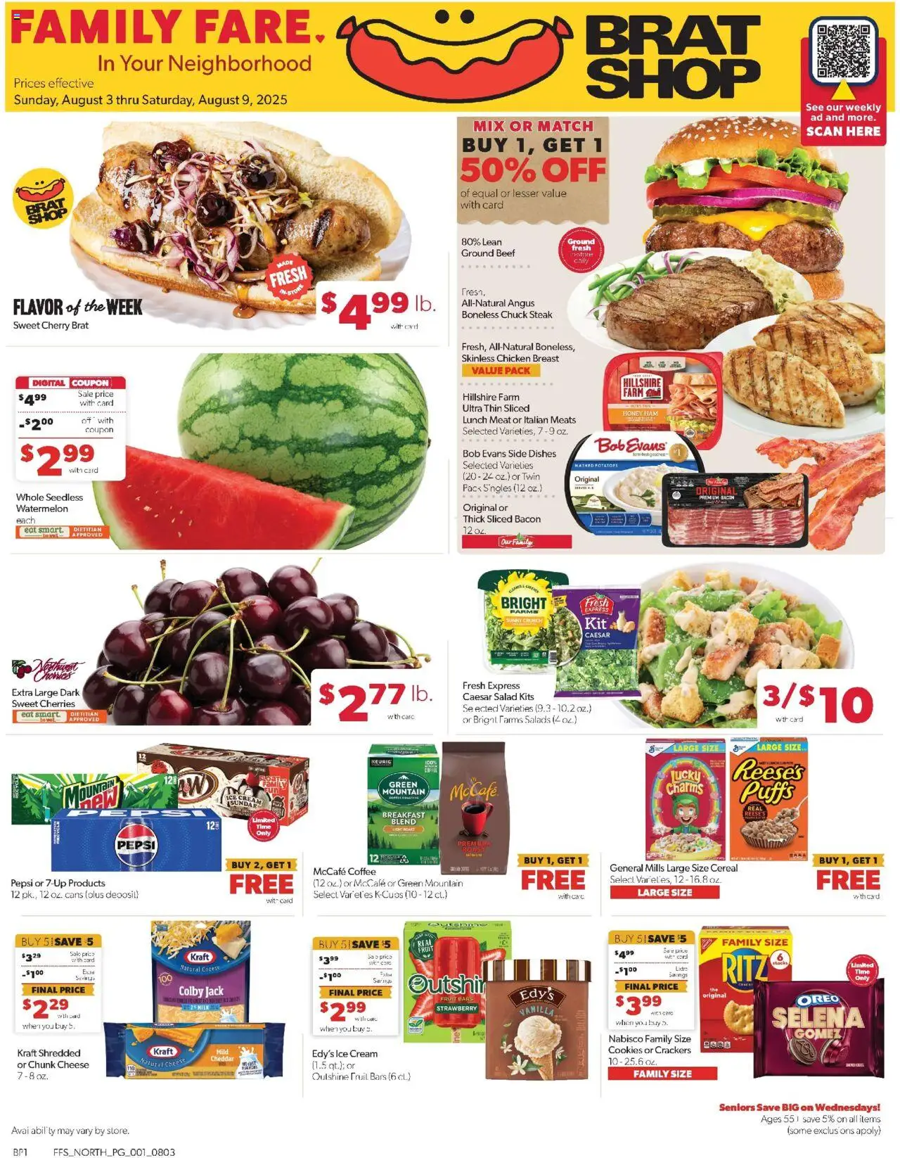 Family Fare Weekly Ad - valid from 03.08.2025 | Page: 1