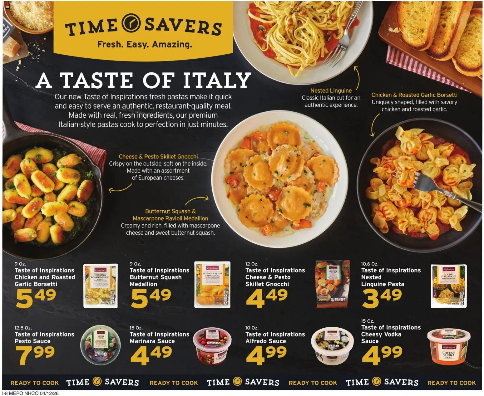Hannaford Weekly Ad - valid from 12.04.2026 | Page: 16 | Products: Squash, Skillet, Cheese, Pasta