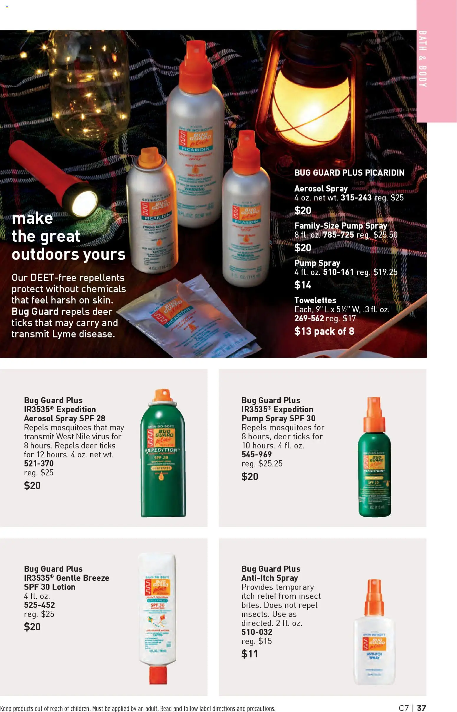 Avon Brochure - valid from 25.03.2026 | Page: 37 | Products: Pump, Bath, Bug Guard
