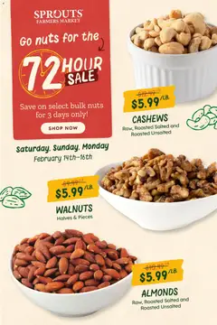 Preview of Sprouts weekly ads valid from 11.02.2026