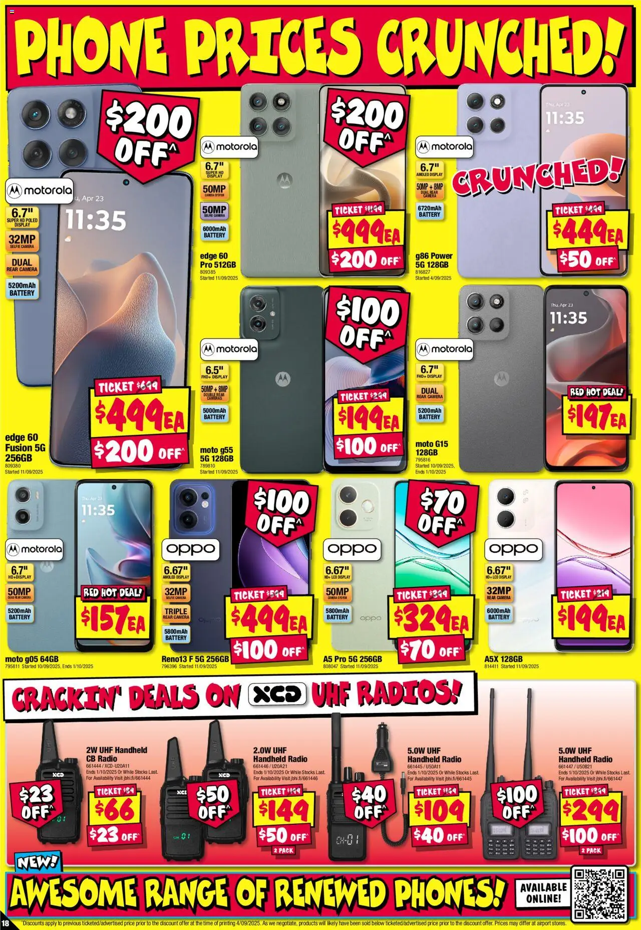 JB Hi-Fi catalogue - valid from 18.09.2025 | Page: 18 | Products: Battery, Phone, Camera, Radio