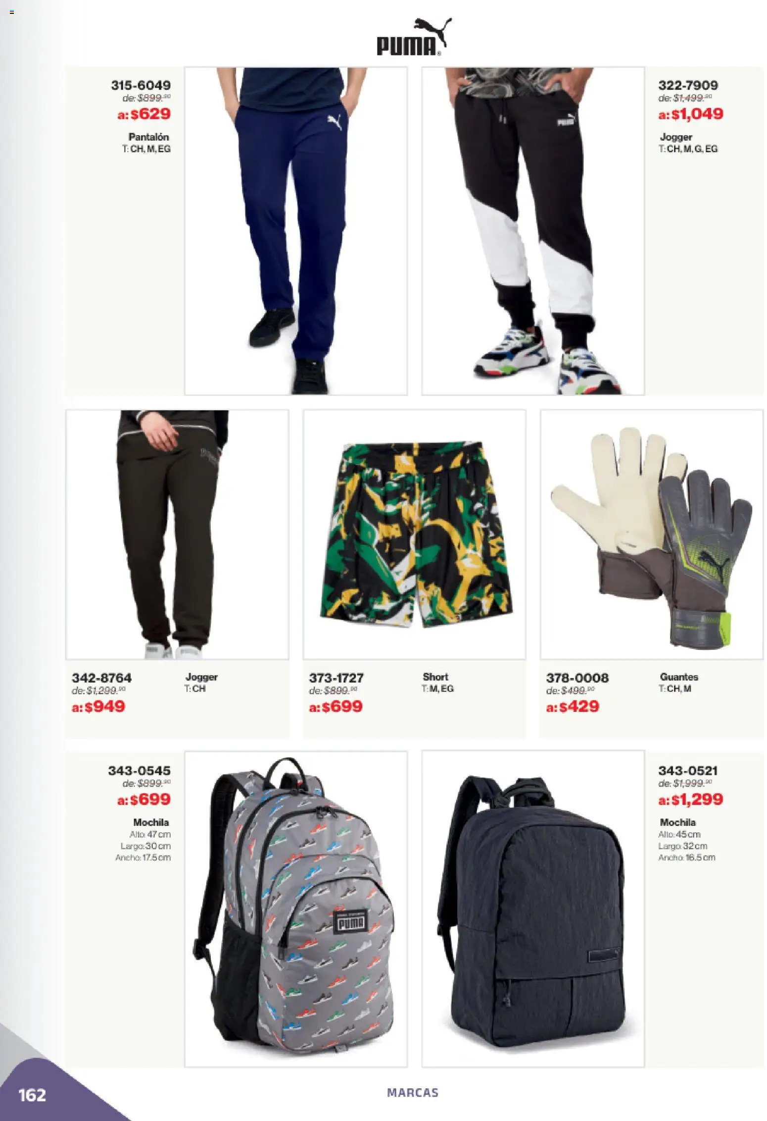 Nuevas ofertas de Andrea válidas en toda la República Mexicana desde el 02.11.2025. ¡Encuentra las mejores ofertas en Andrea catálogo Outlet! | Página: 162 | Productos: Guantes, Mochila, Short