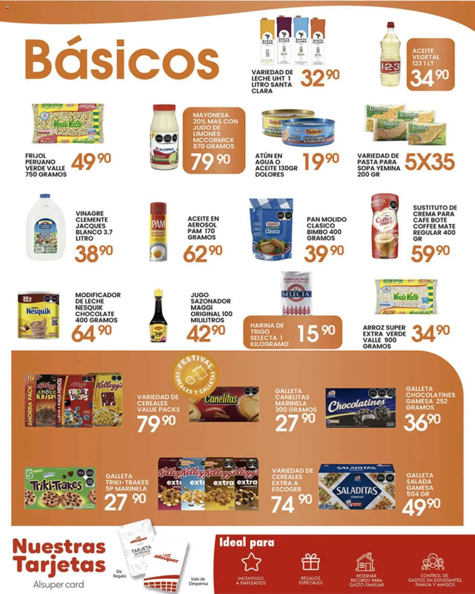 Nuevas ofertas de Alsuper válidas en toda la República Mexicana desde el 07.04.2026. ¡Encuentra las mejores ofertas en Alsuper folleto Zacatecas! | Página: 6 | Productos: Harina, Pan molido, Sopa, Cereales